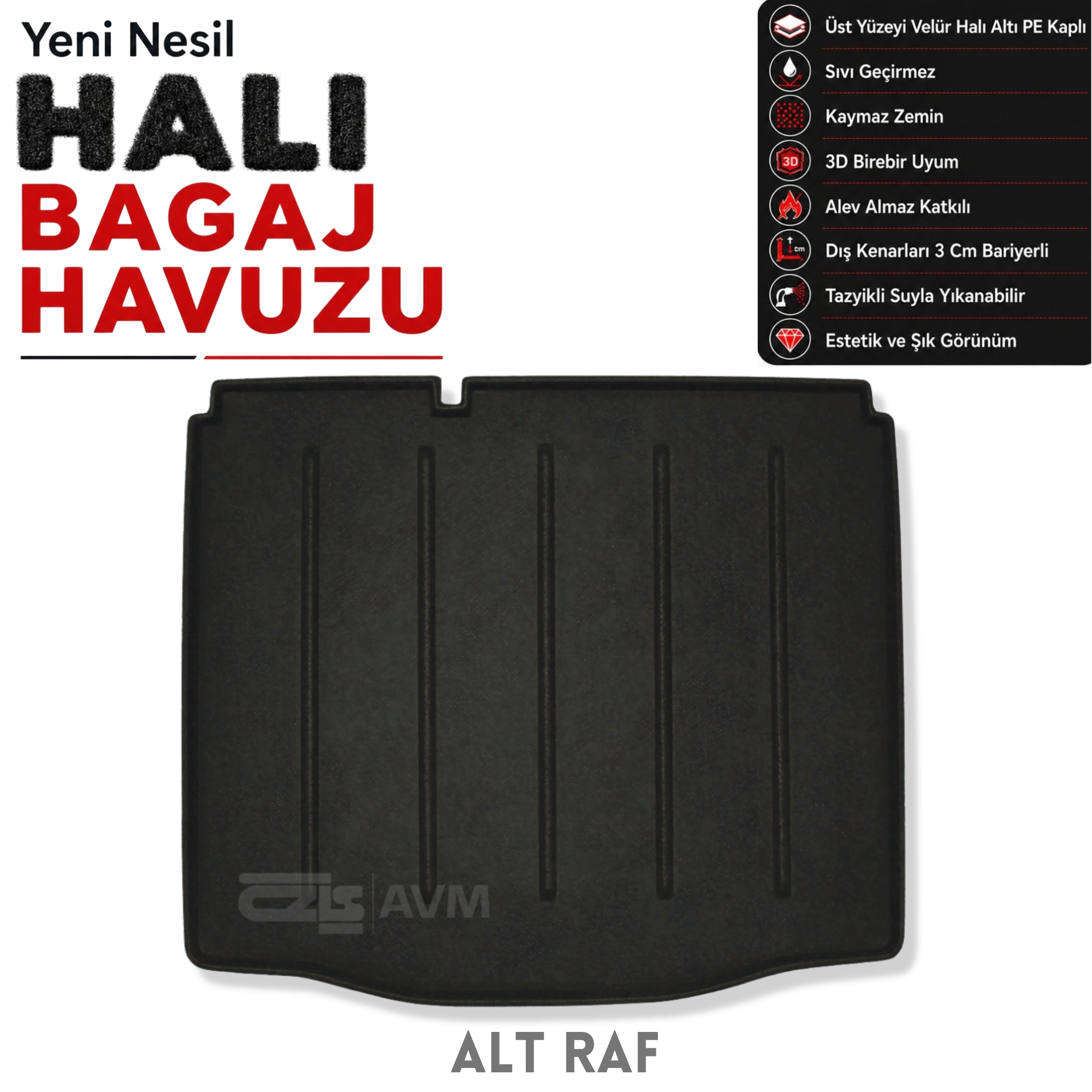 Ford Explorer Halı Bagaj Havuzu (2025 Sonrası)