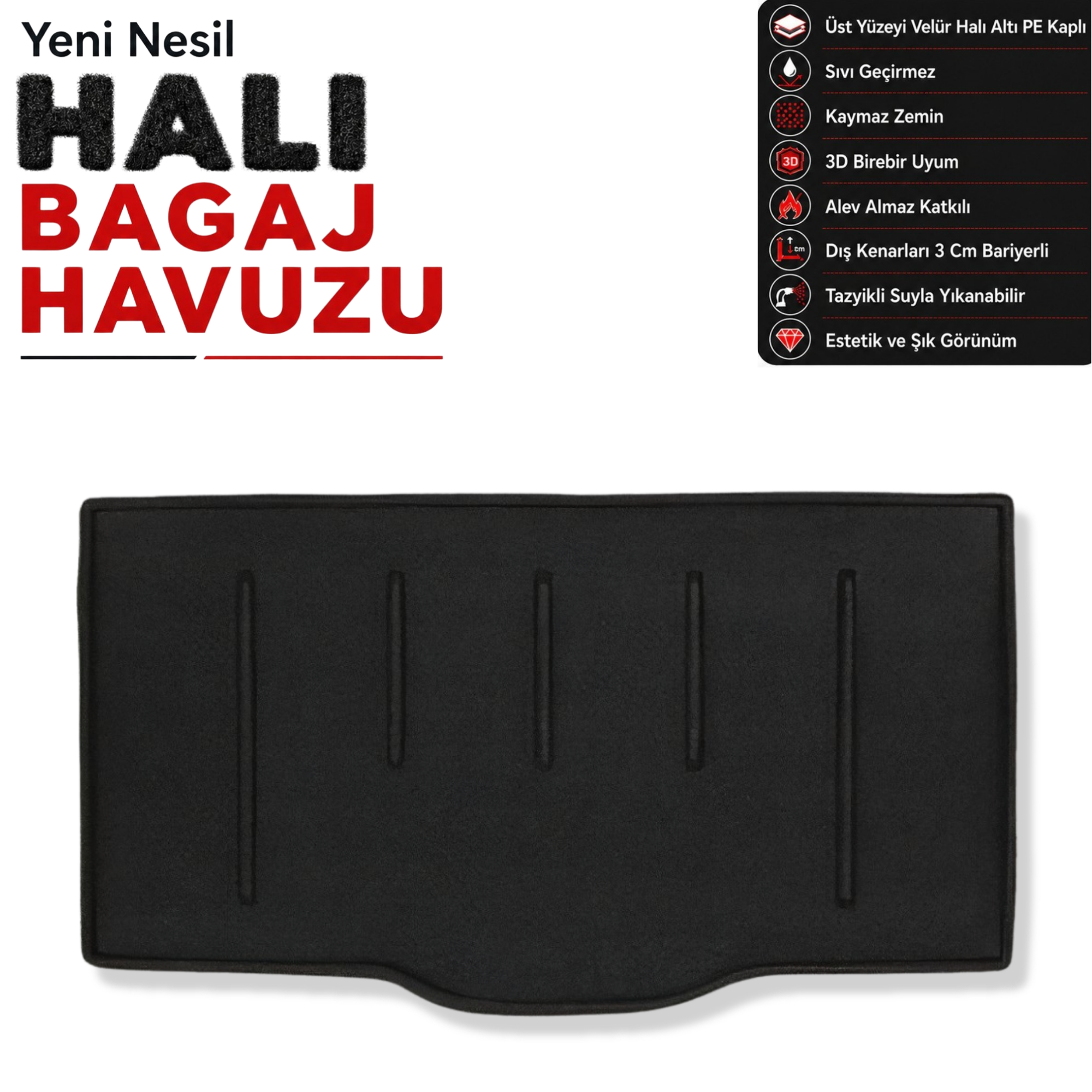 Fiat Panda Halı Bagaj Havuzu (2012 - 2020 Arası)
