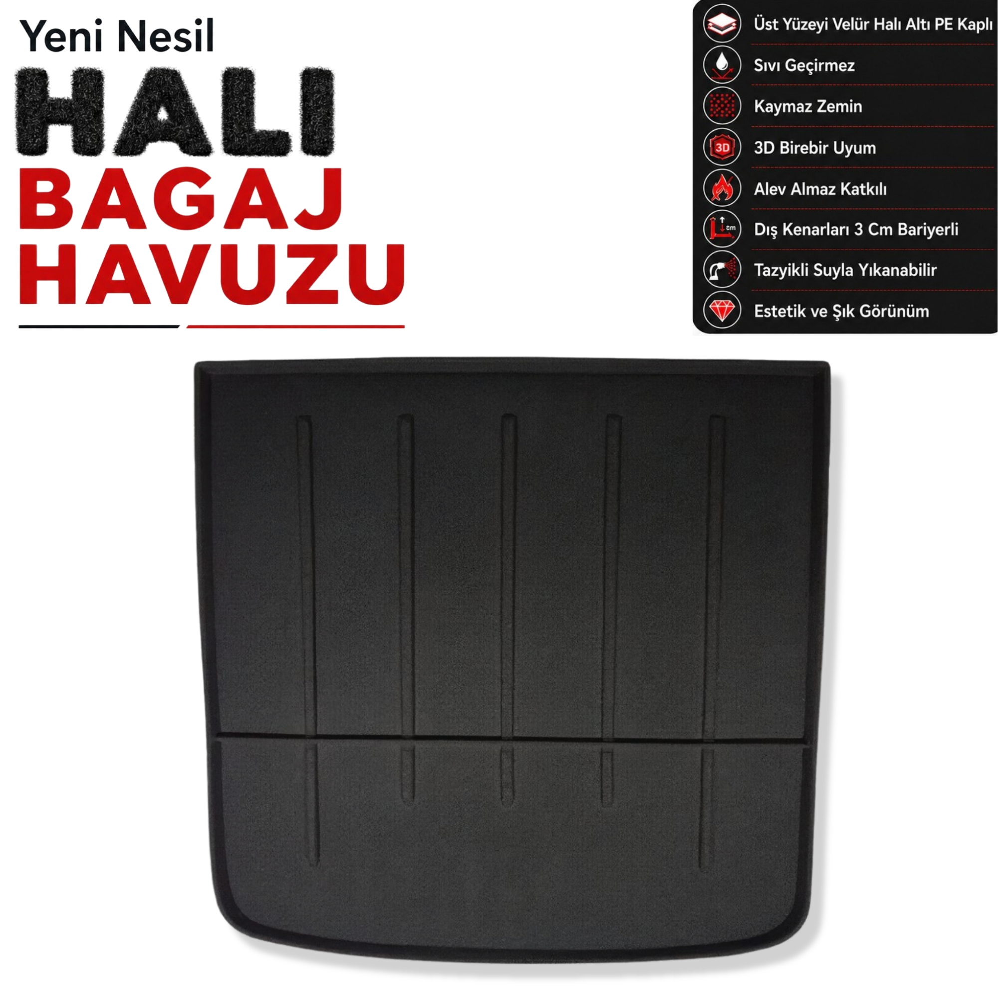 Fiat Freemont Halı Bagaj Havuzu (2011 - 2016 Arası)