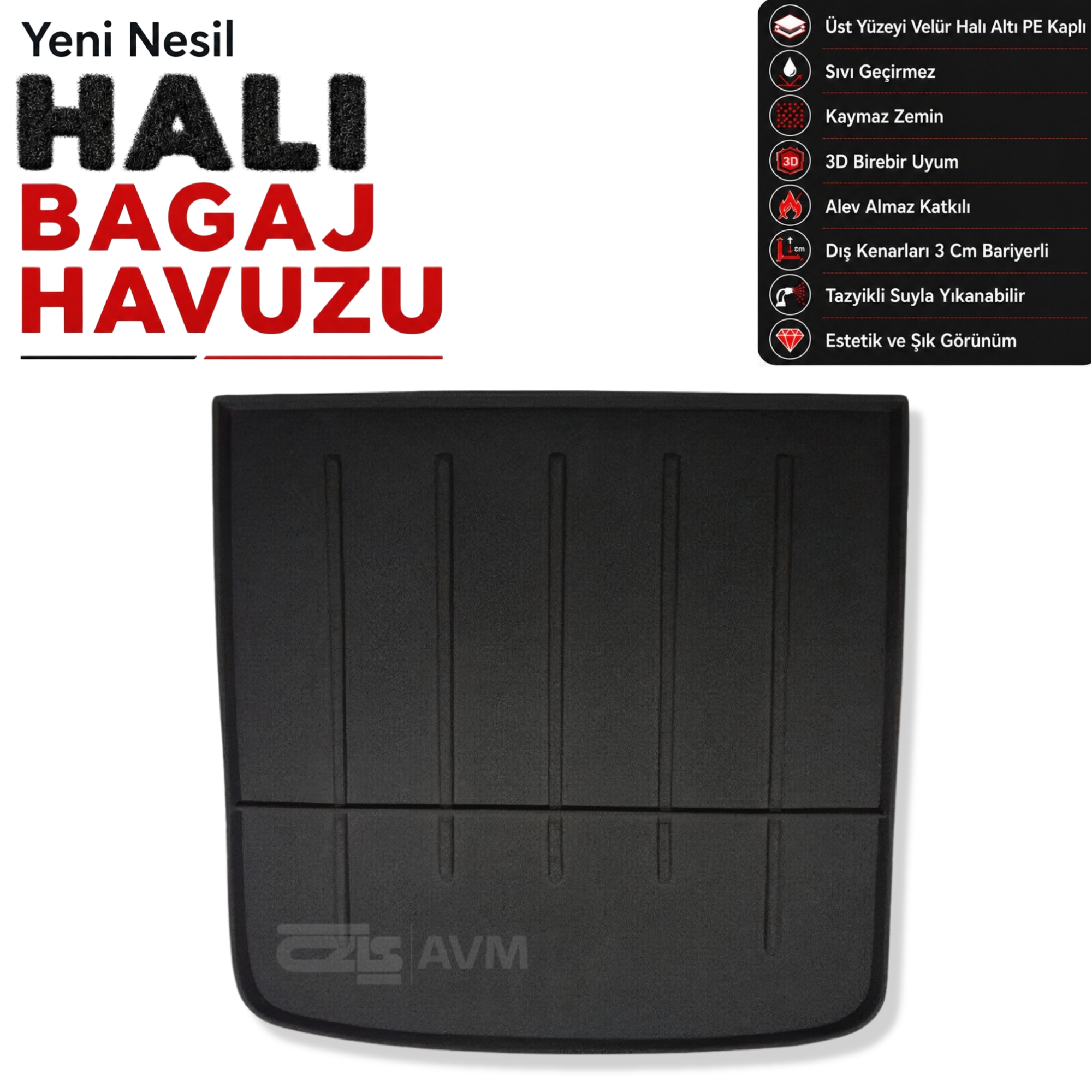 Fiat Freemont Halı Bagaj Havuzu (2011 - 2016 Arası)