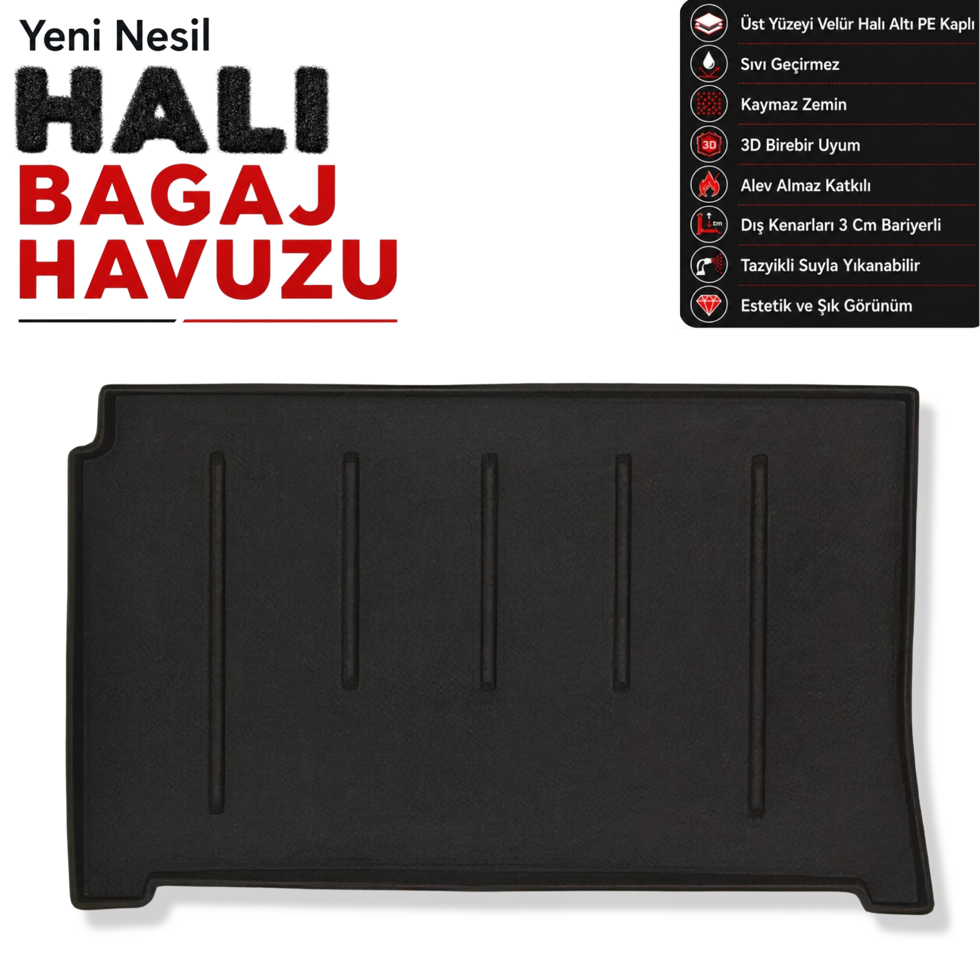 Fiat Fiorino Panorama Halı Bagaj Havuzu (2008 Sonrası)