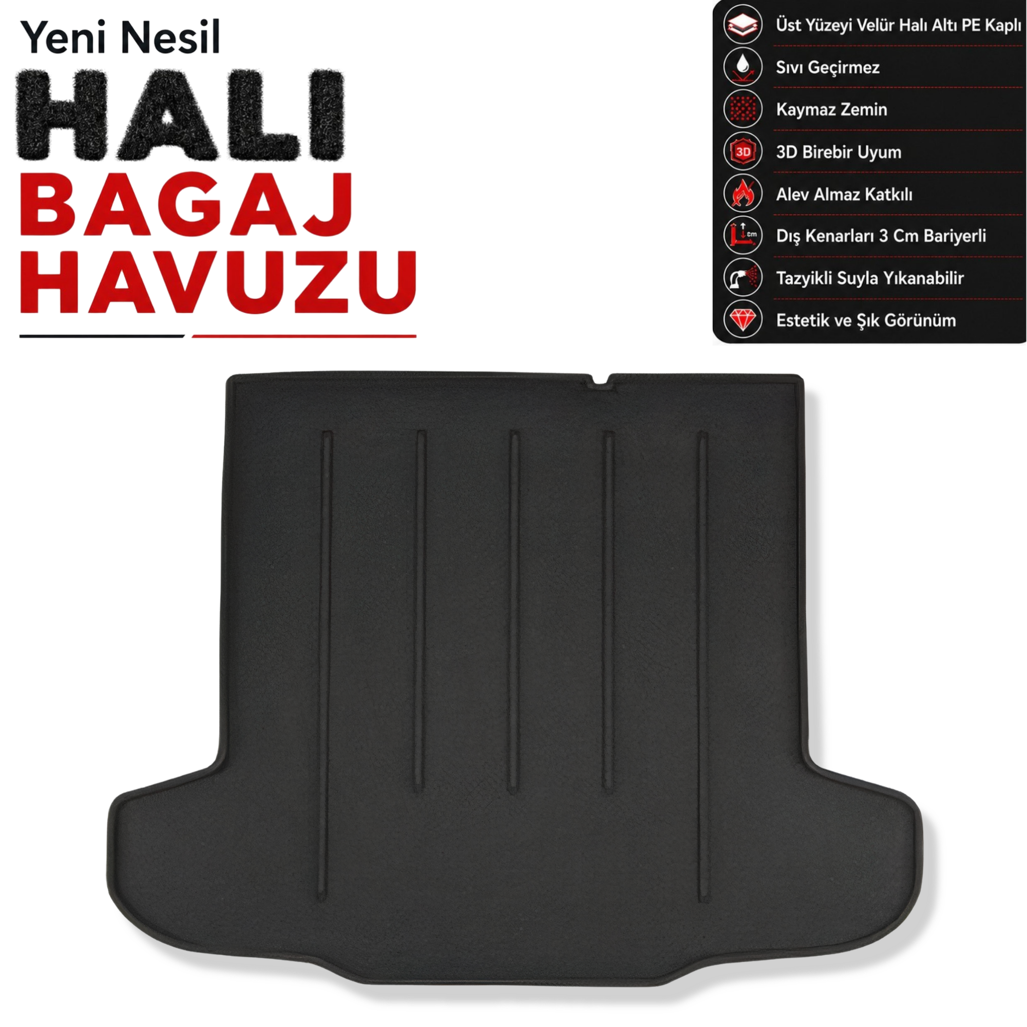 Fiat Egea Sedan Halı Bagaj Havuzu (2021 ve Sonrası)