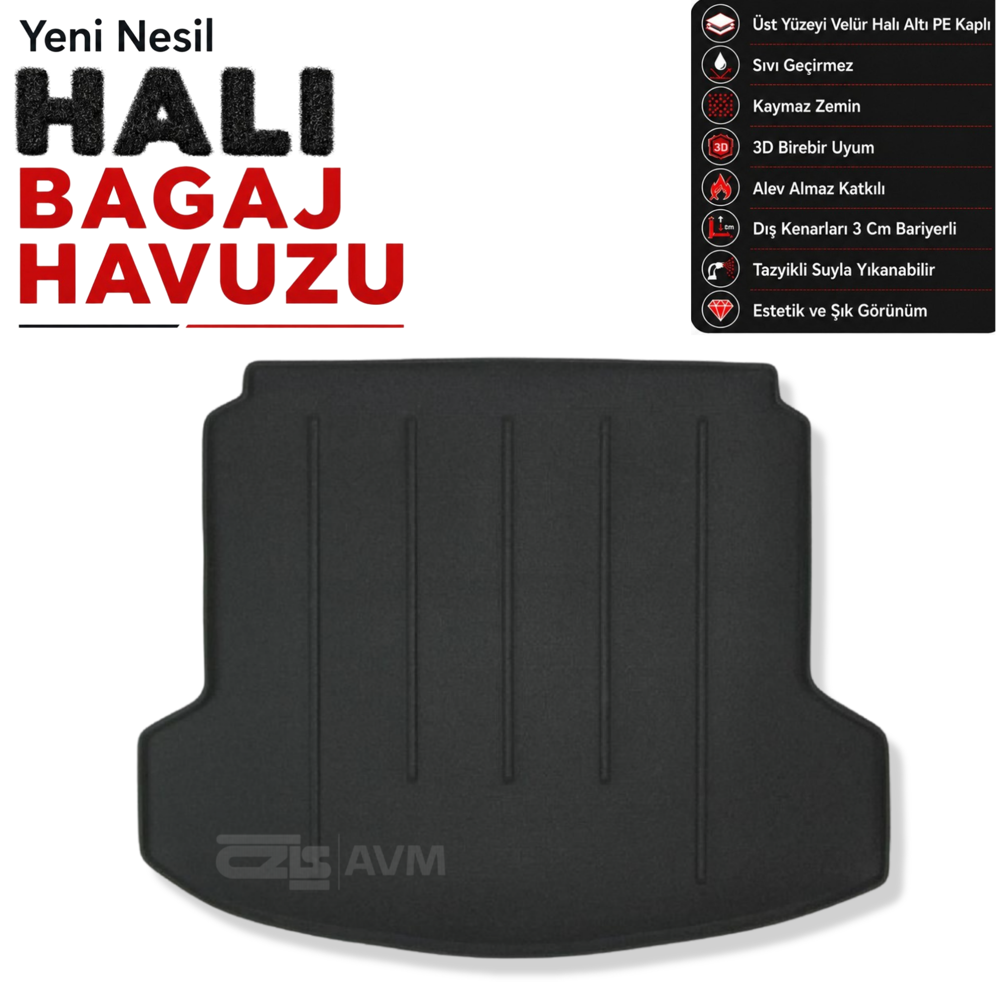 Fiat Egea Station Wagon Halı Bagaj Havuzu (2021 ve Sonrası)