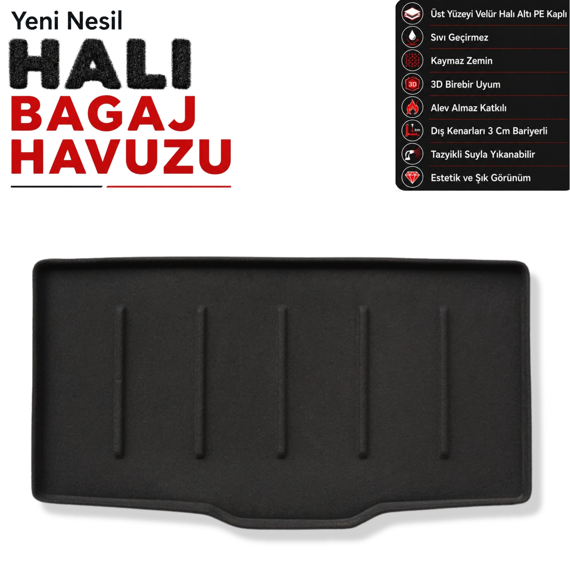 Fiat Panda Halı Bagaj Havuzu (2020 - 2025 Arası)