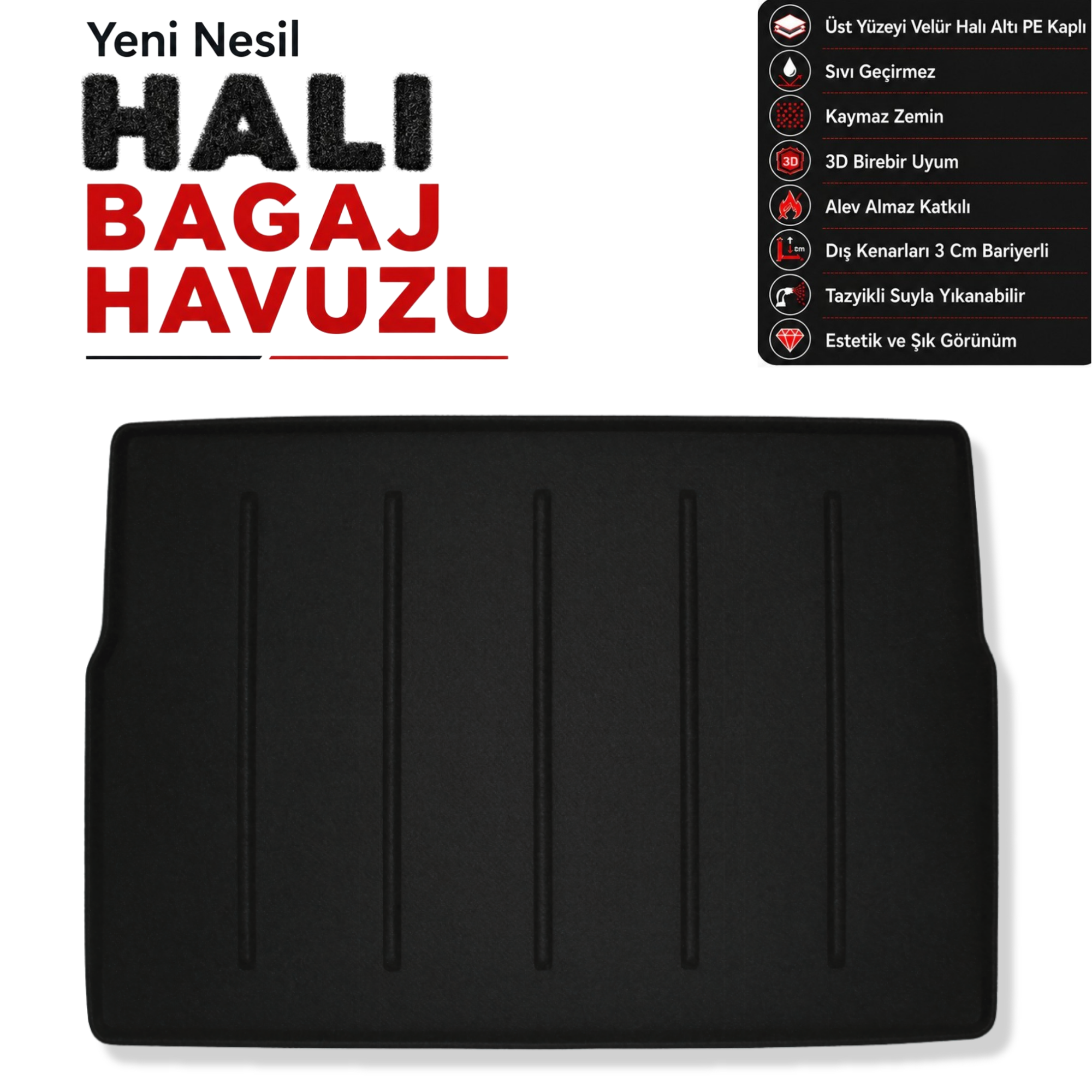 Toyota Proace Verso Halı Bagaj Havuzu (2025 Sonrası)