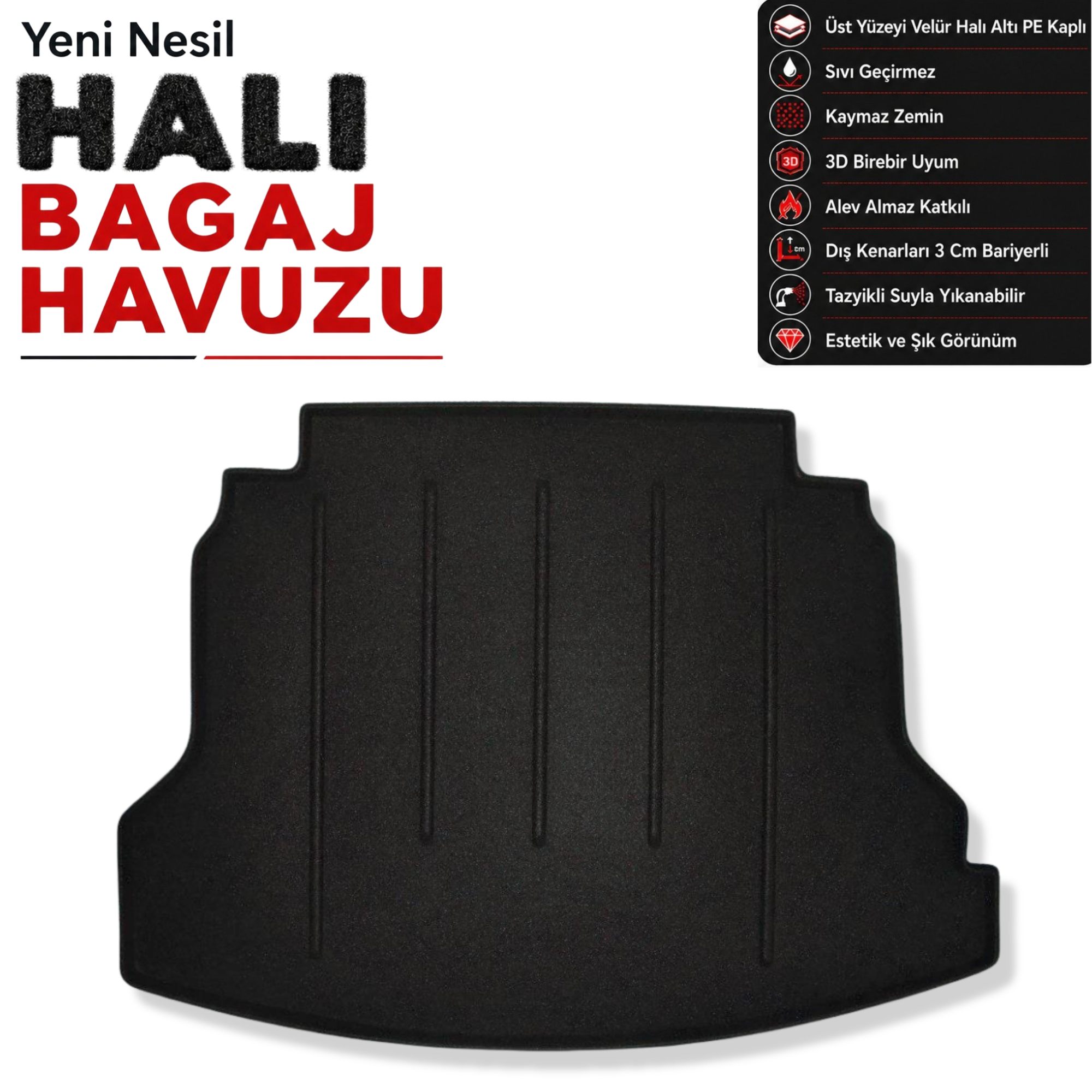Honda CR - V Halı Bagaj Havuzu (2015 - 2018 Arası)