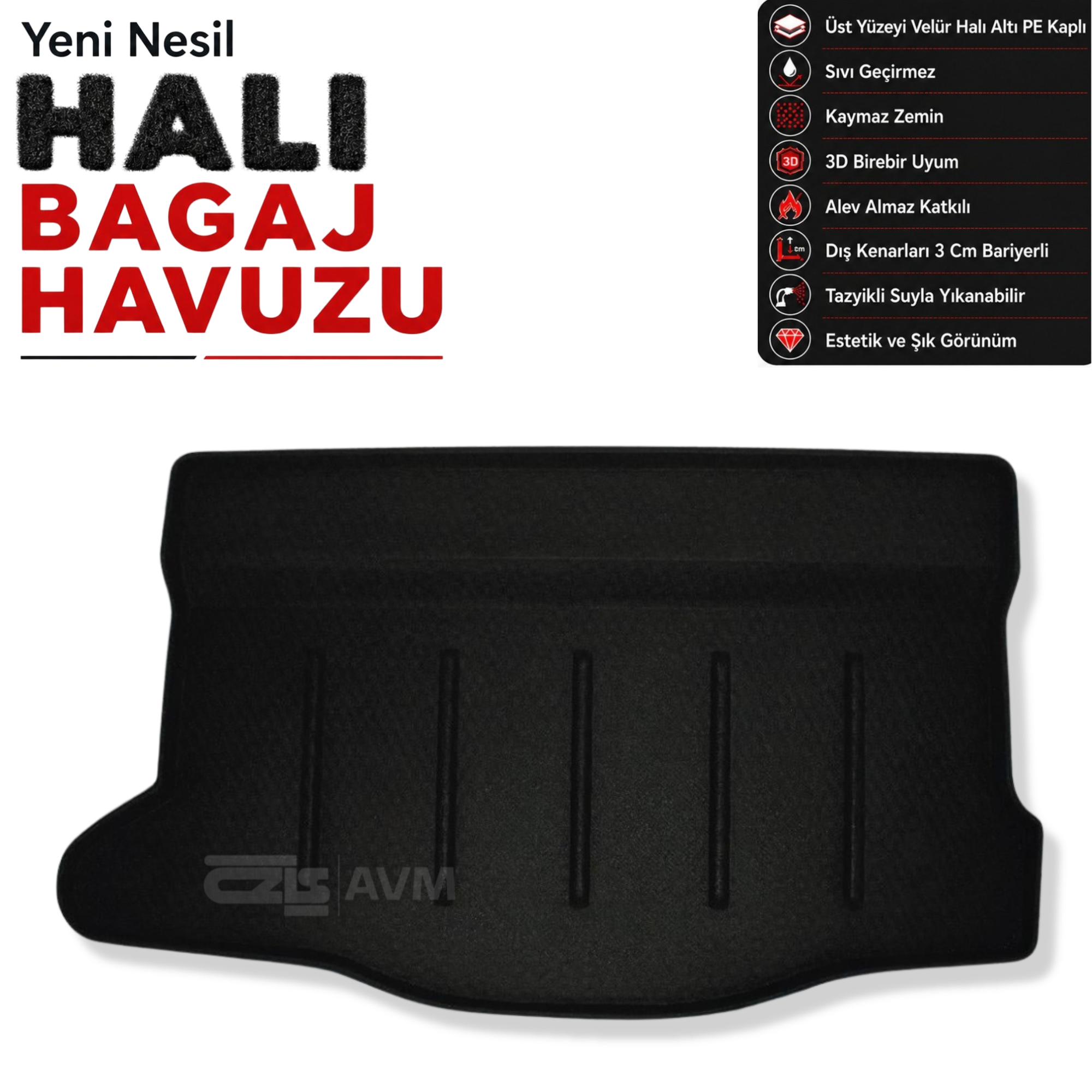 Honda Jazz Halı Bagaj Havuzu (2018 Sonrası)