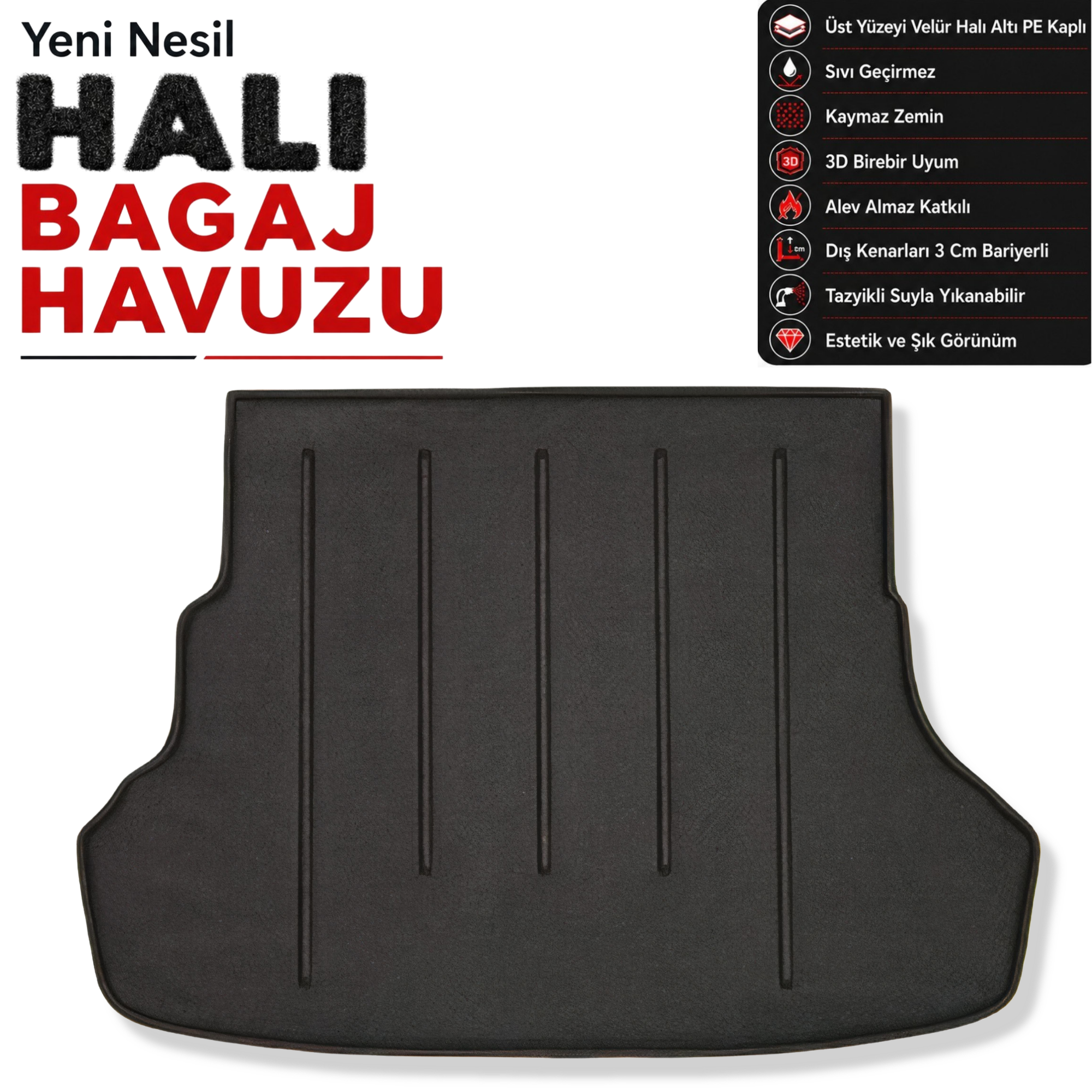 Hyundai Accent Blue Halı Bagaj Havuzu (2011 Sonrası)