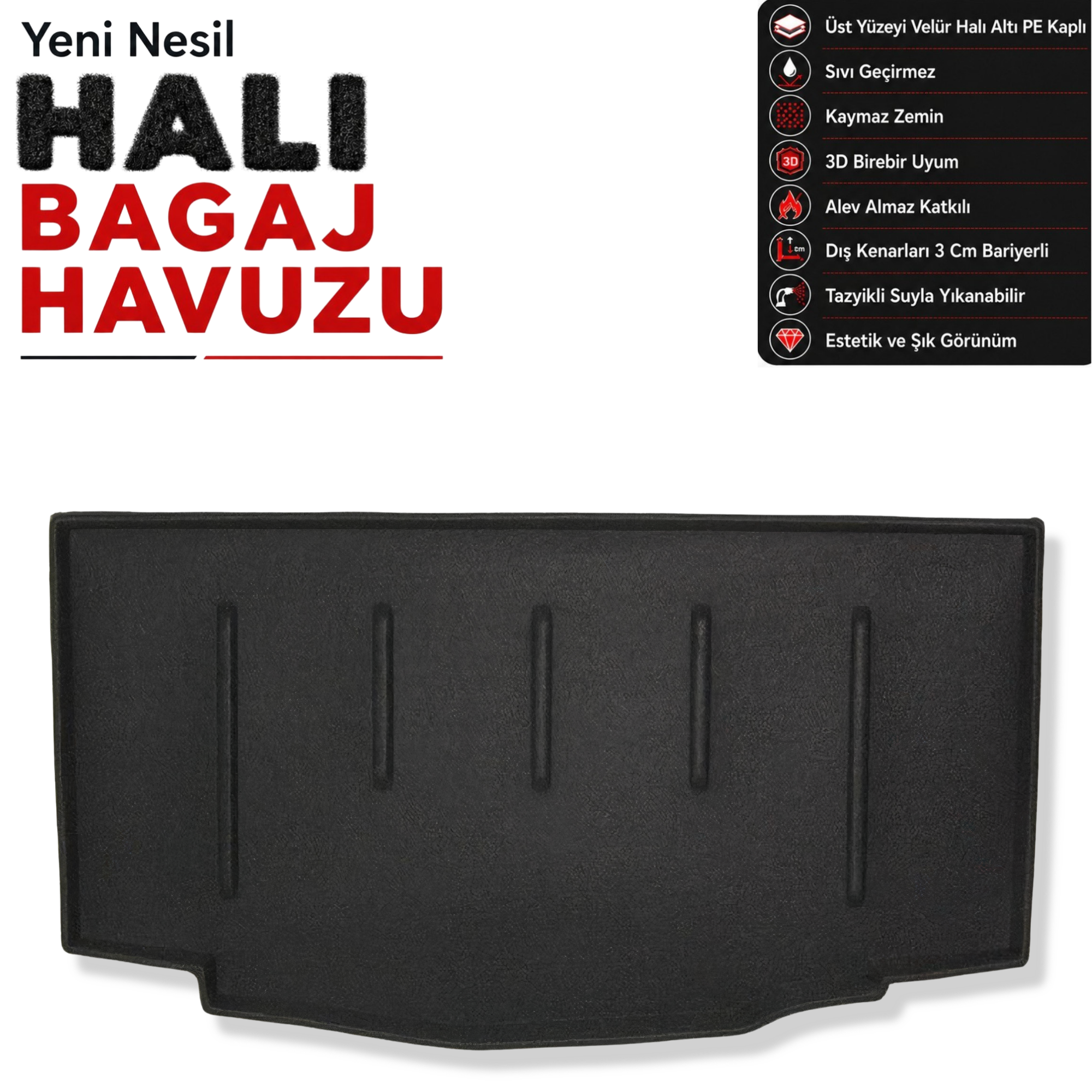 Hyundai i10 Halı Bagaj Havuzu (2008 - 2013 Arası)