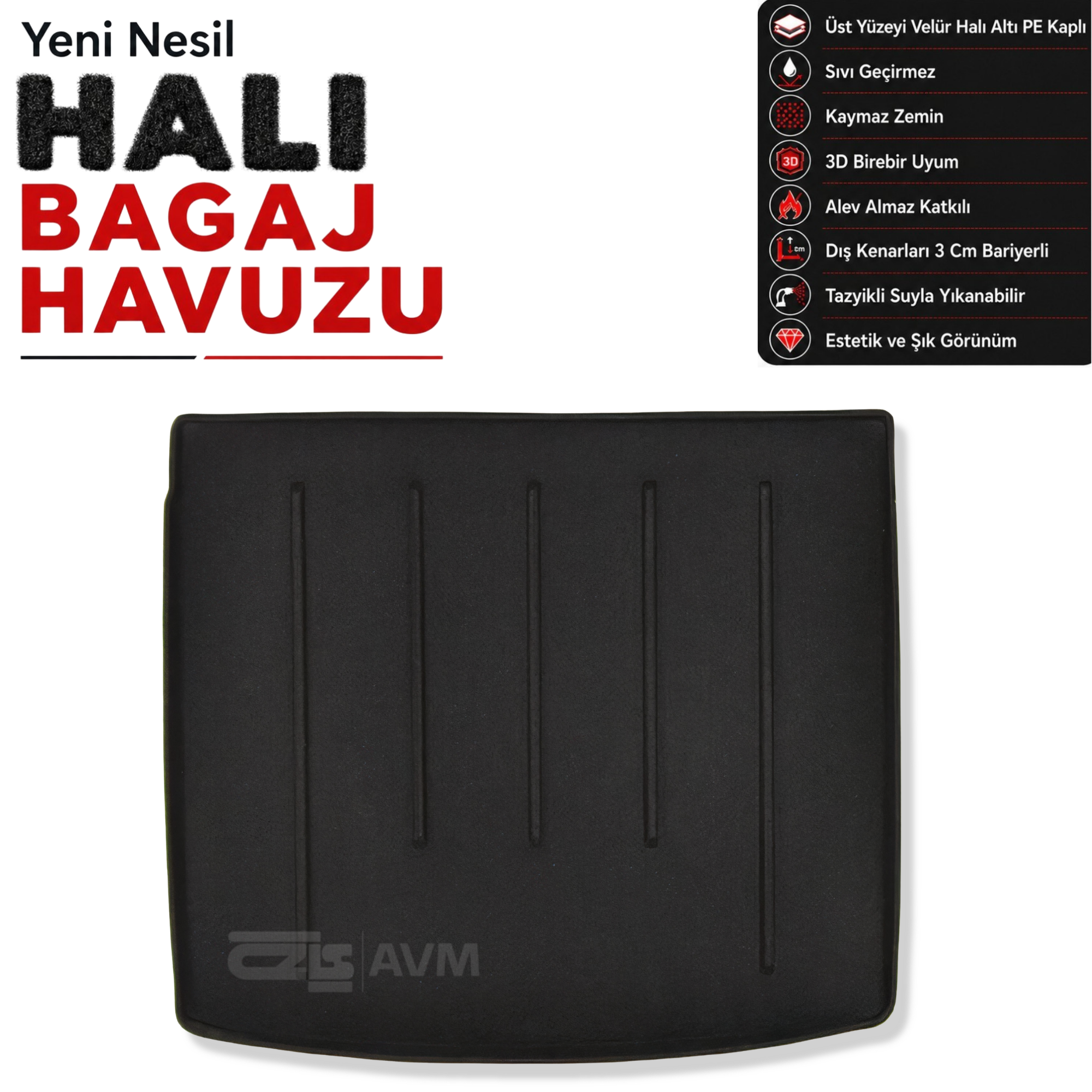 Hyundai İoniq Halı Bagaj Havuzu (2017 Sonrası)