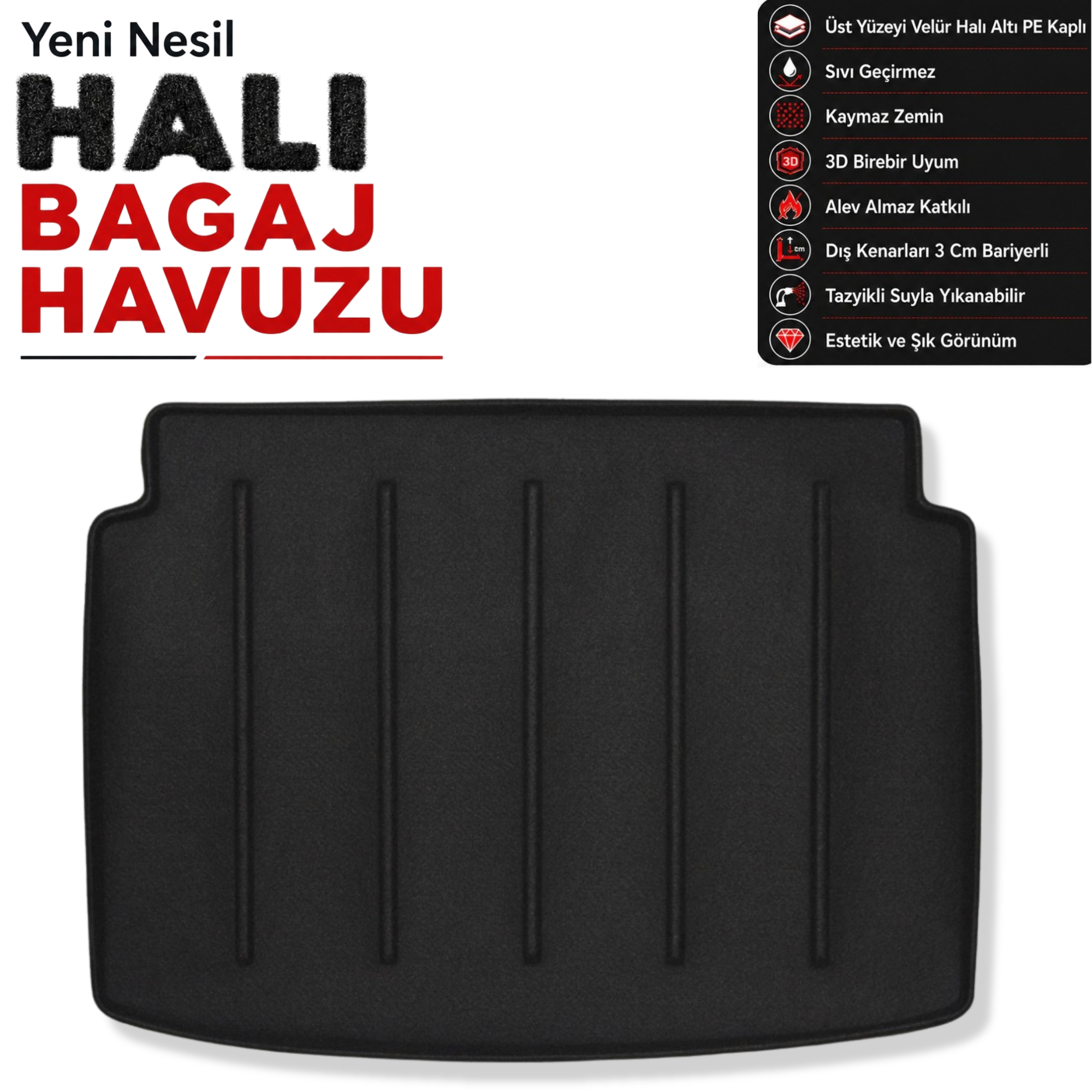 Hyundai Bayon Halı Bagaj Havuzu (2021 Sonrası)