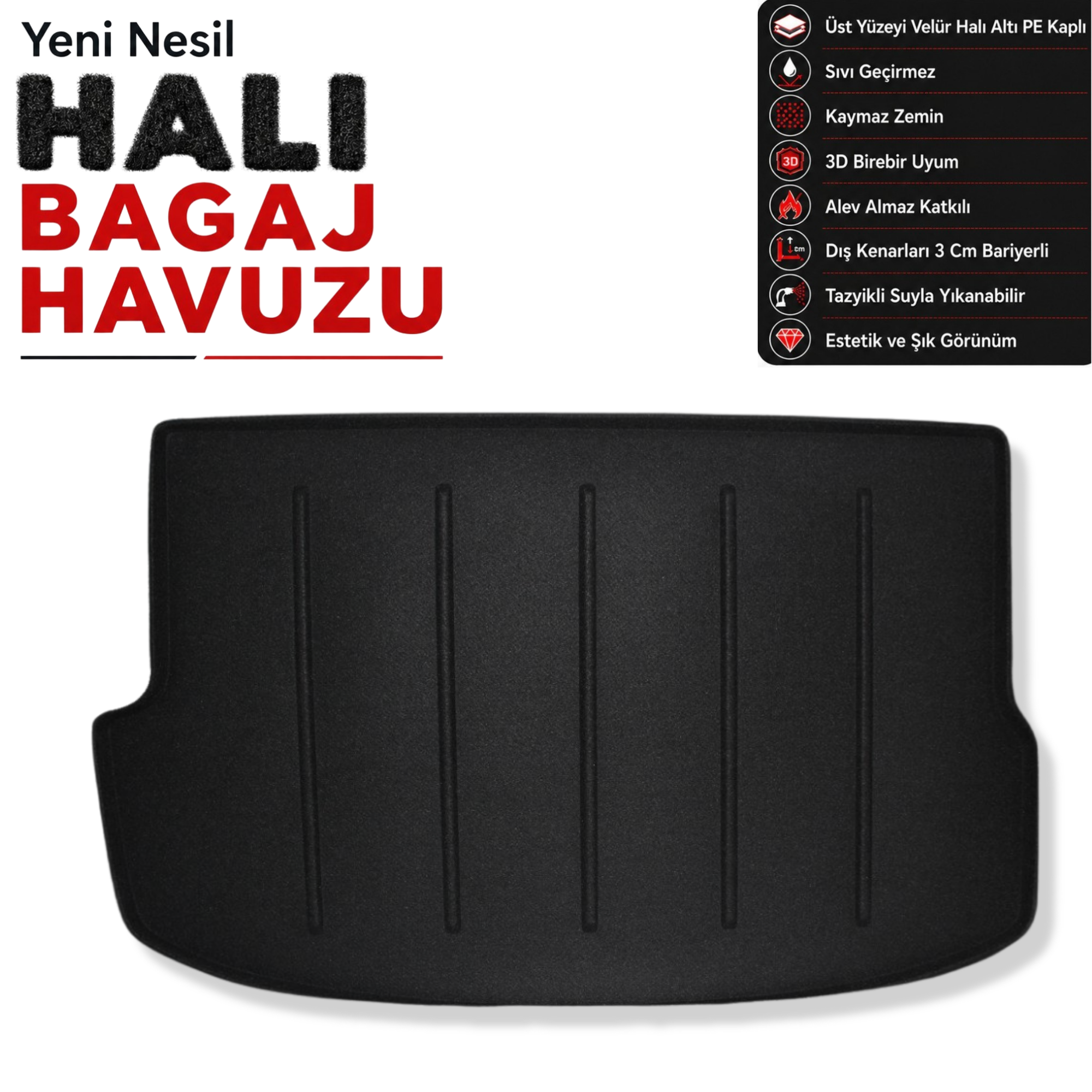 Hyundai Staria Halı Bagaj Havuzu (2022 ve Sonrası)
