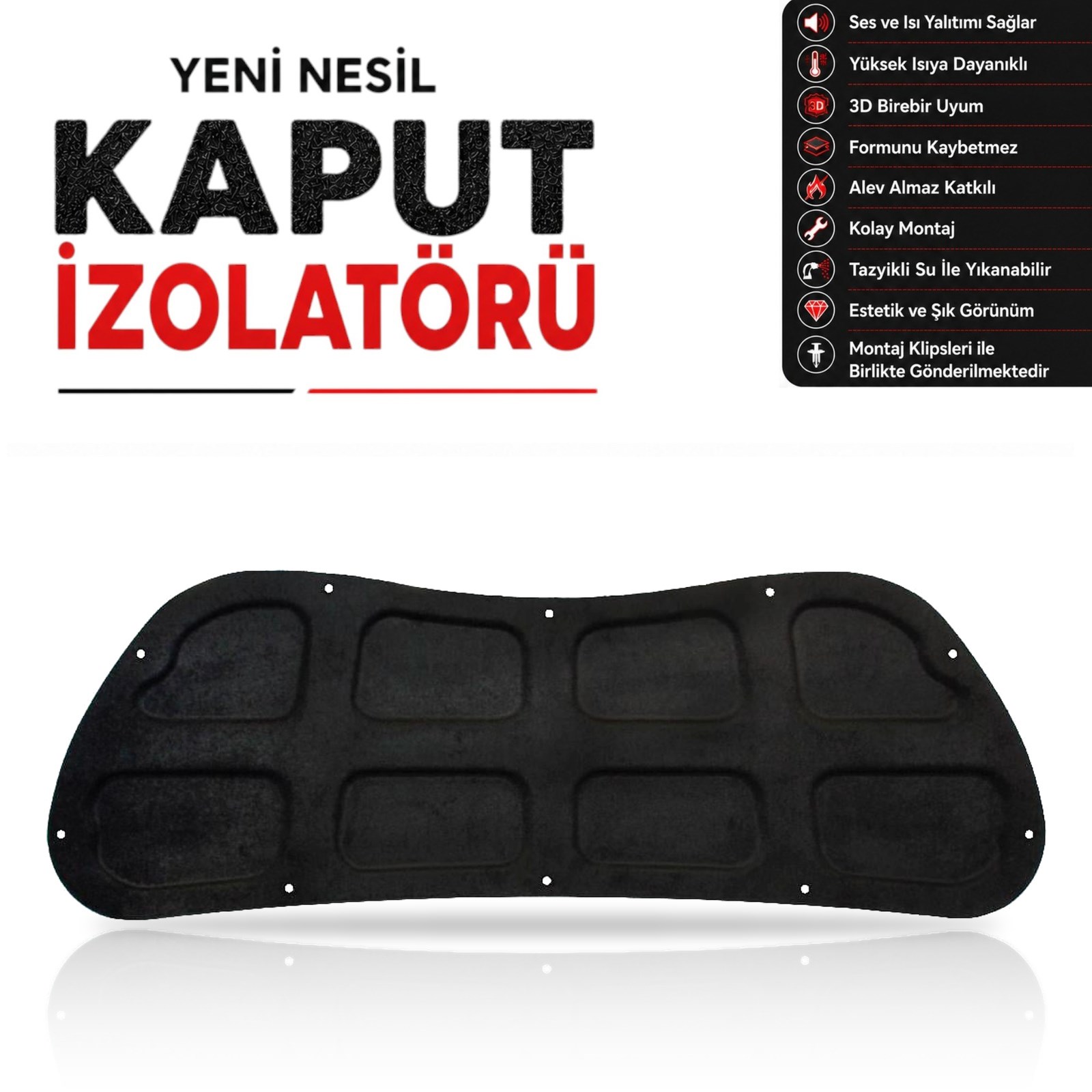 Hyundai Bayon Kaput İzolatörü (2021 Sonrası)