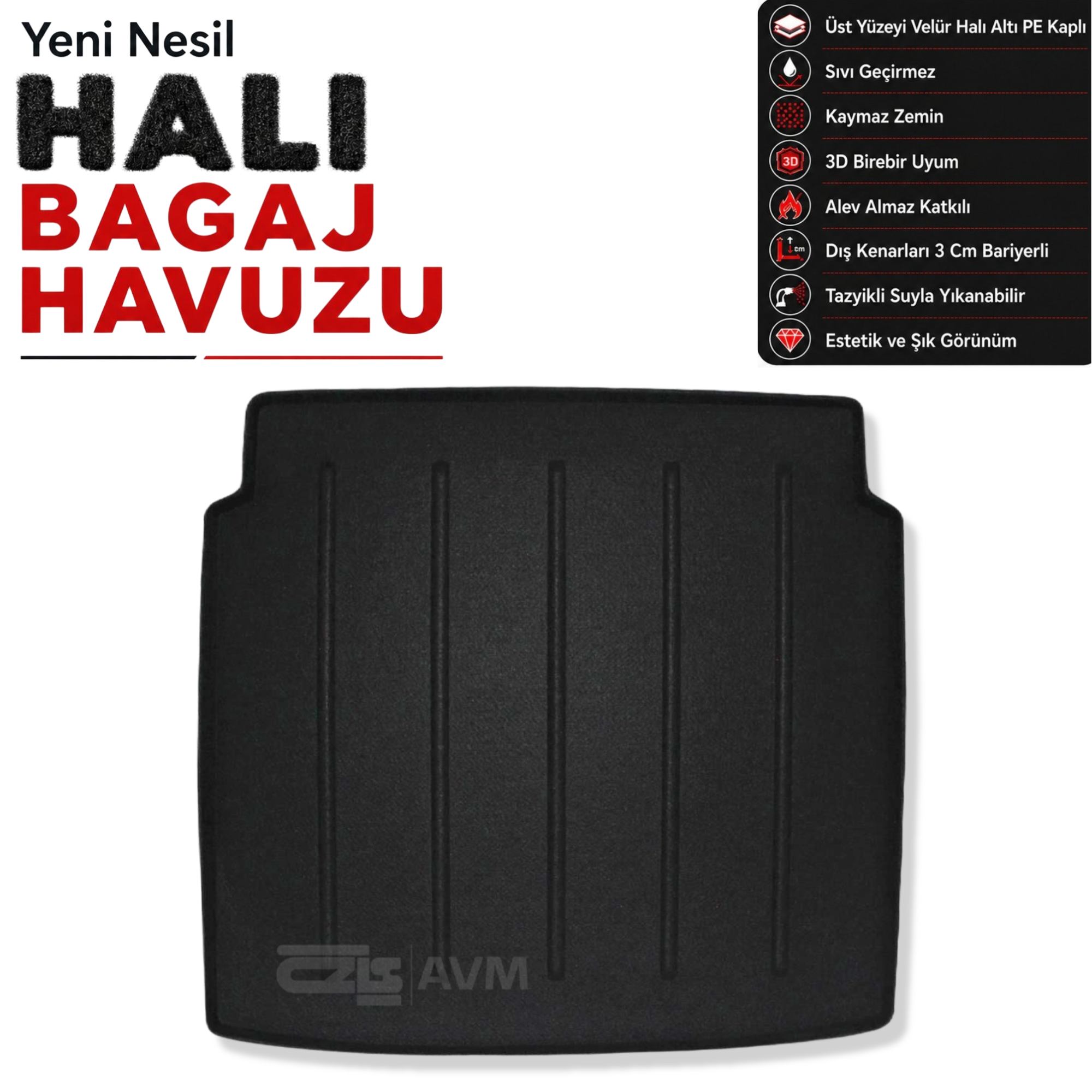 Jaecoo J7 4x2 Halı Bagaj Havuzu (2024 Sonrası)