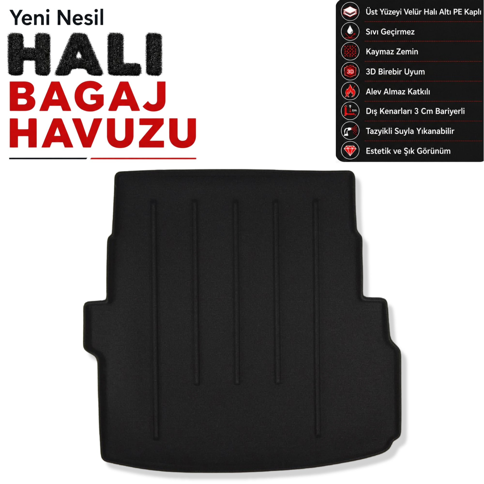 Jaguar XE Halı Bagaj Havuzu (2017 Sonrası)