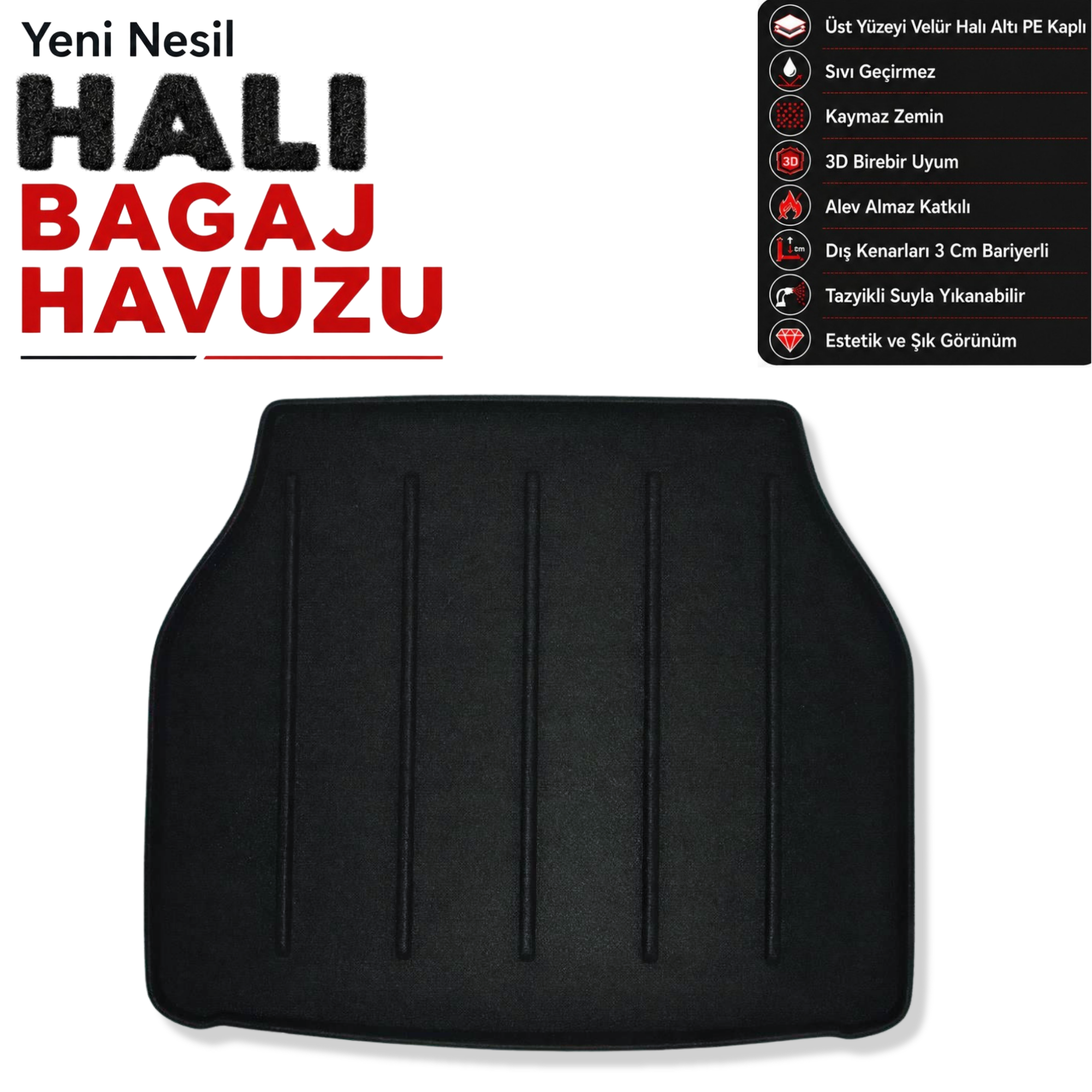 Jaguar XJ Halı Bagaj Havuzu (2010 Sonrası)