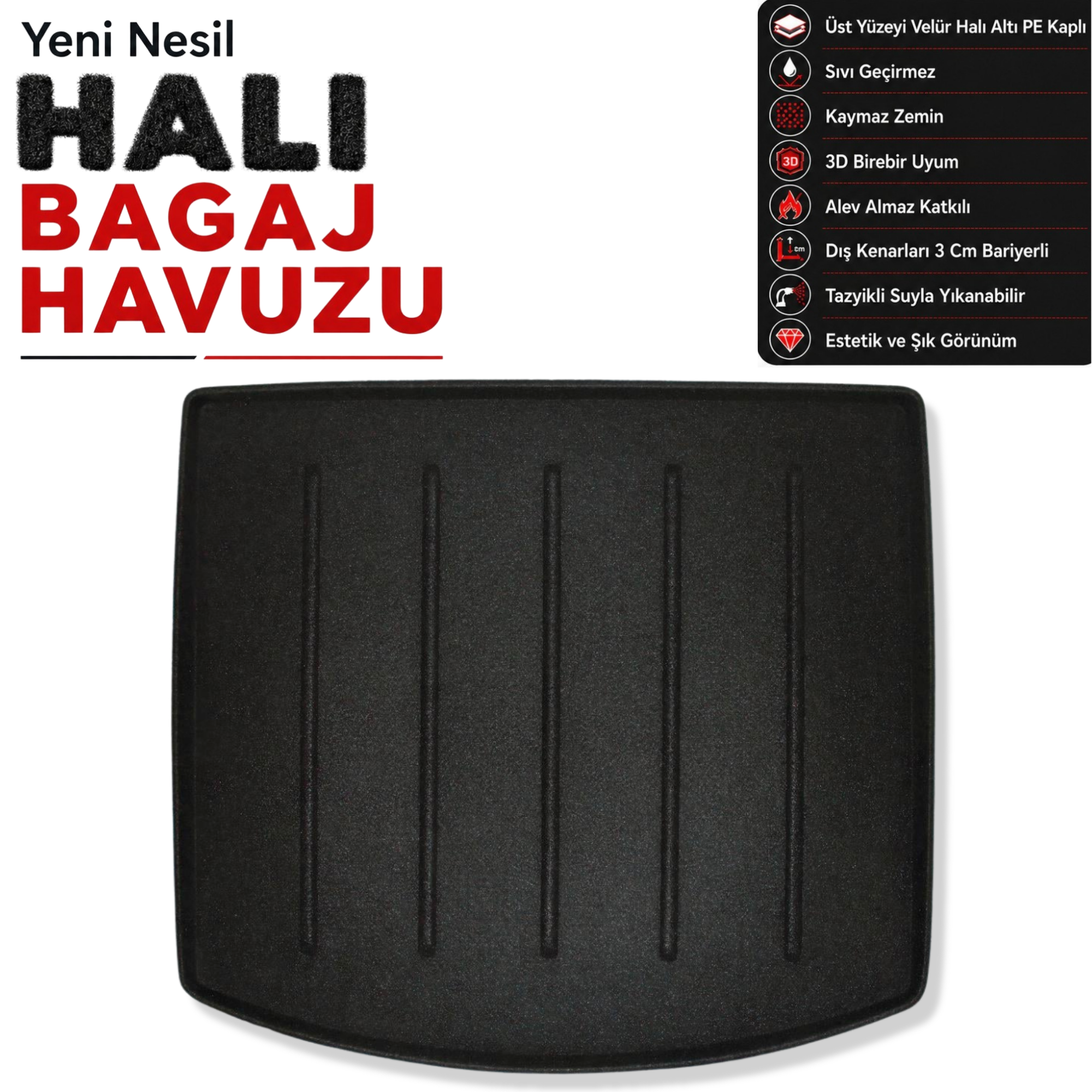 Jaguar E - Pace Halı Bagaj Havuzu (2018 Sonrası)