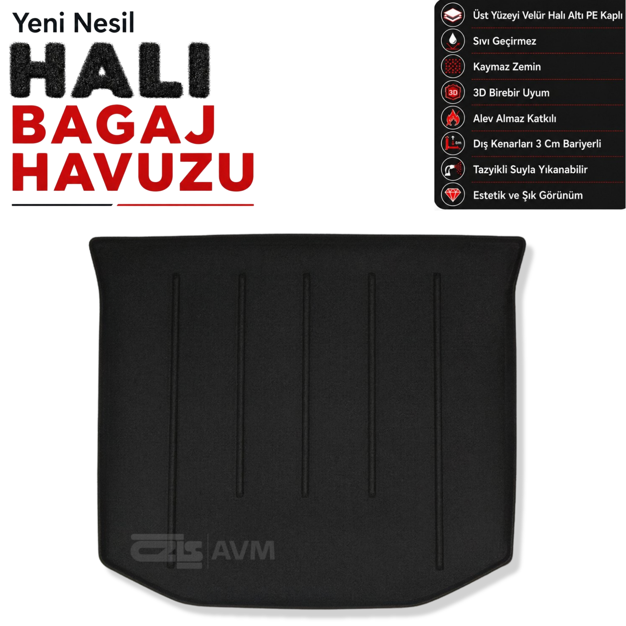 Jeep Gran Cherokee Halı Bagaj Havuzu (2011 Sonrası)