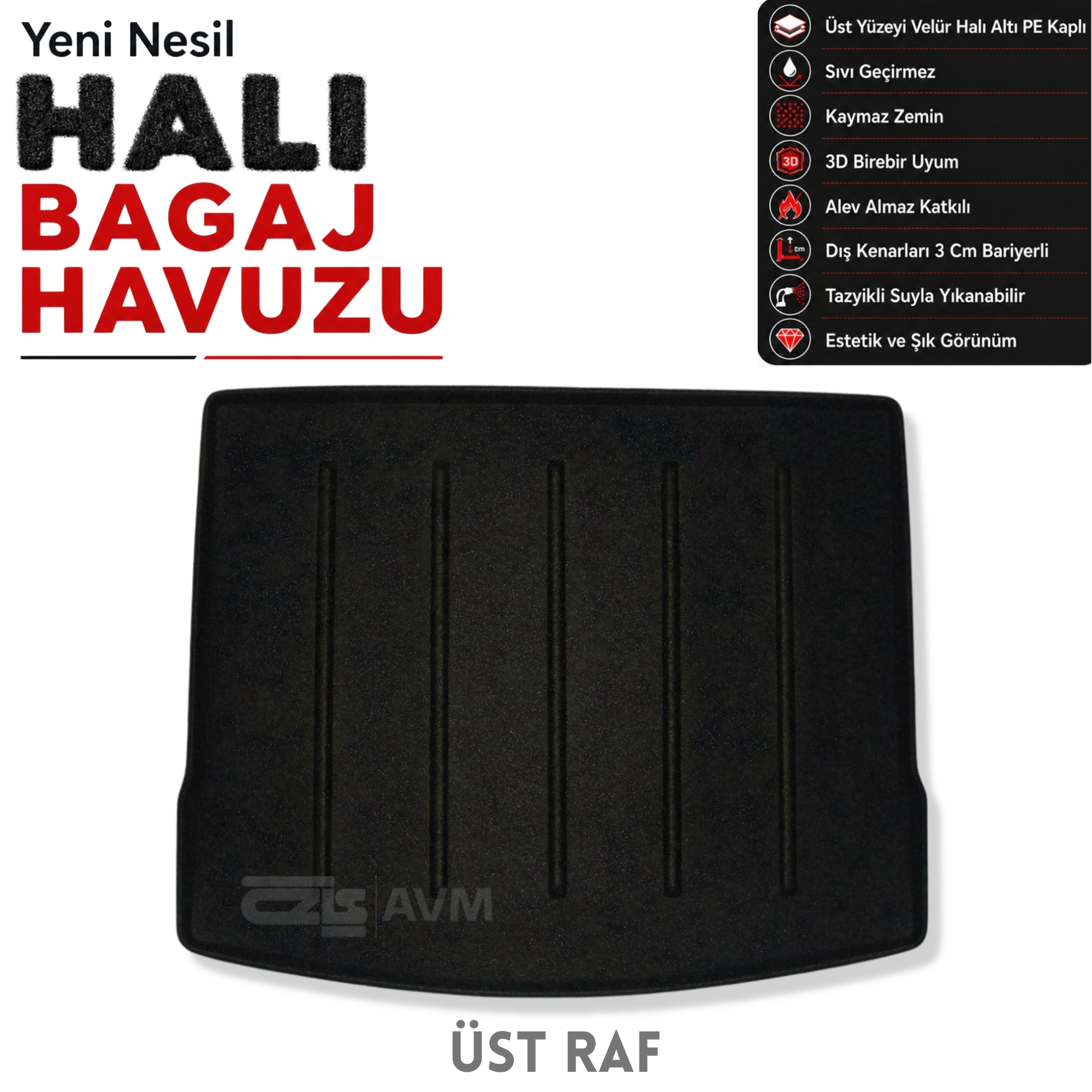 Jeep Compass Halı Bagaj Havuzu (2025 Sonrası)