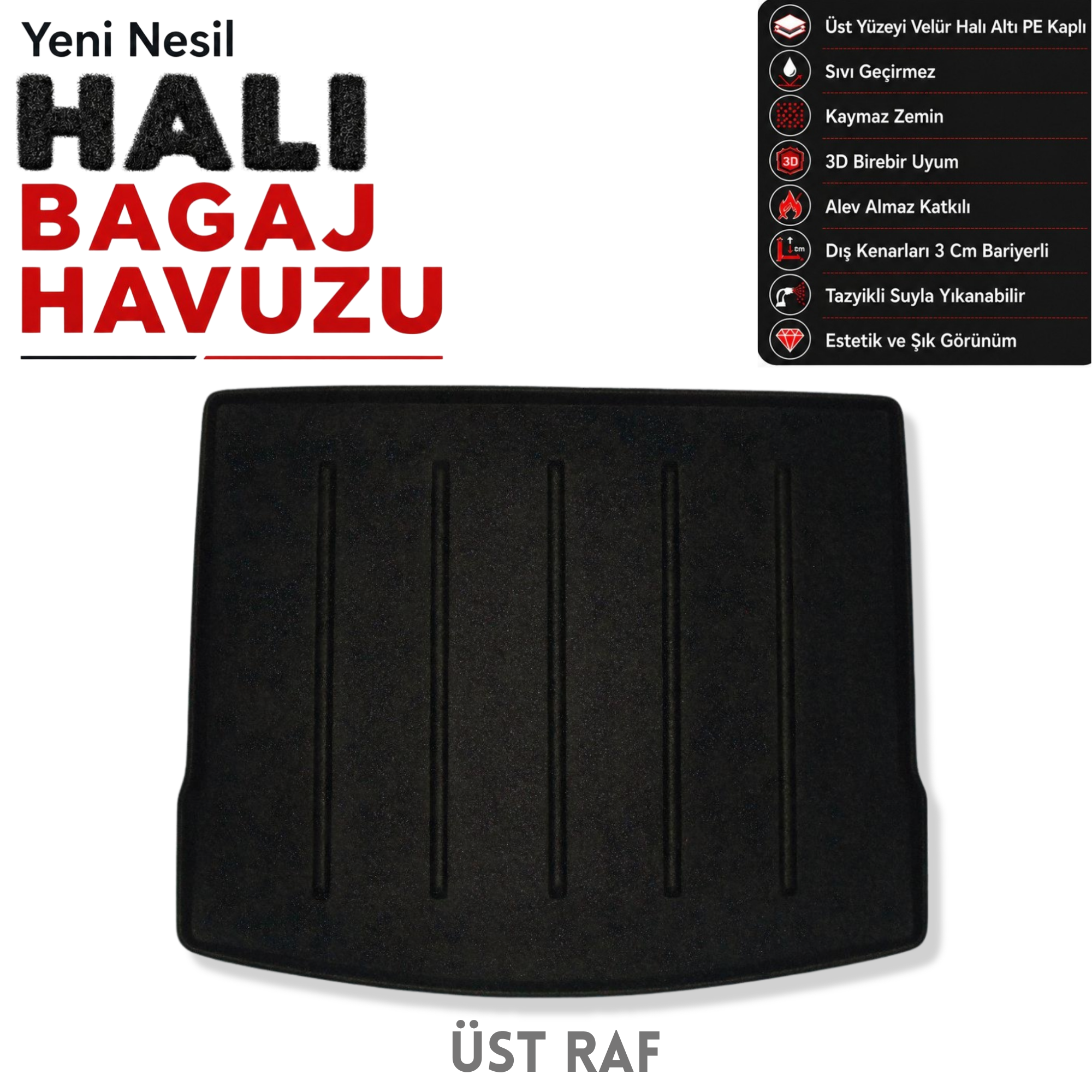 Jeep Compass Halı Bagaj Havuzu (2025 Sonrası)