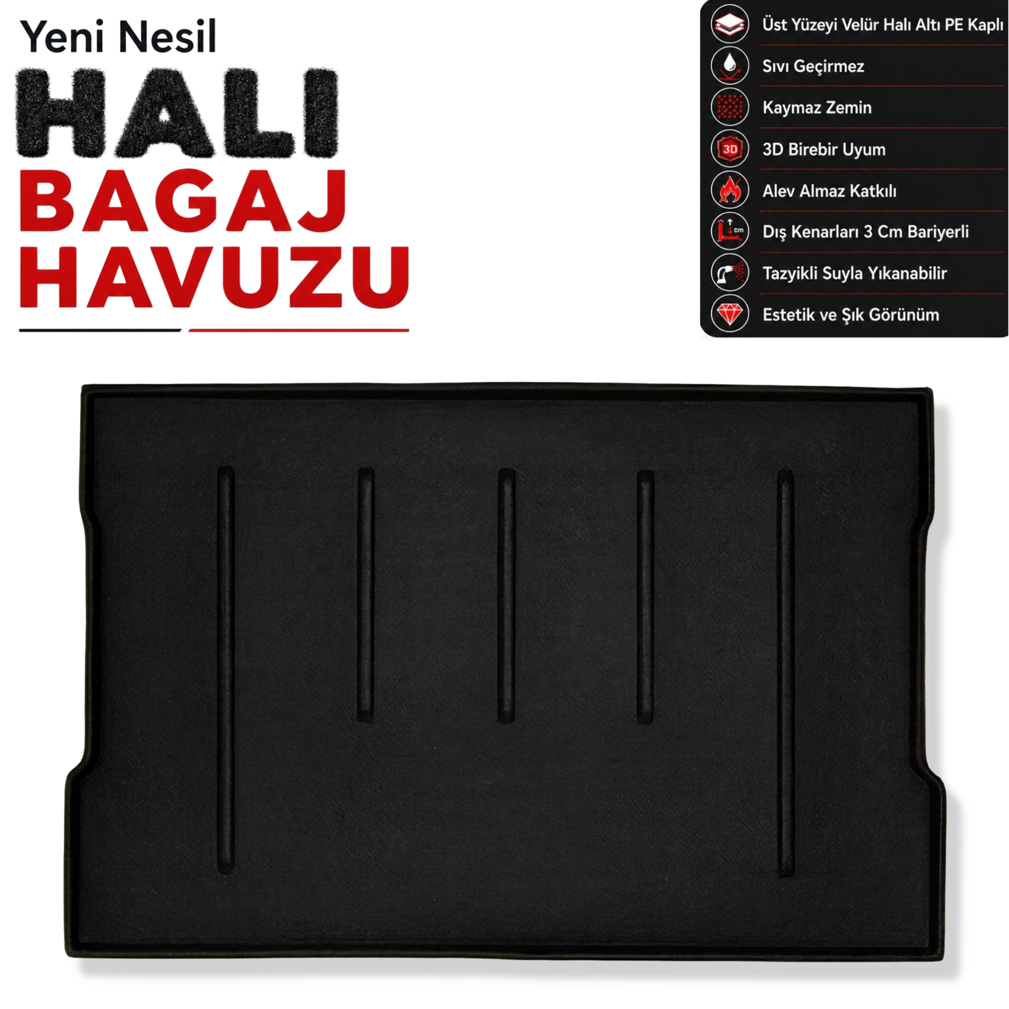 KAMPANYALI - Ford Tourneo Courier Halı Bagaj Havuzu