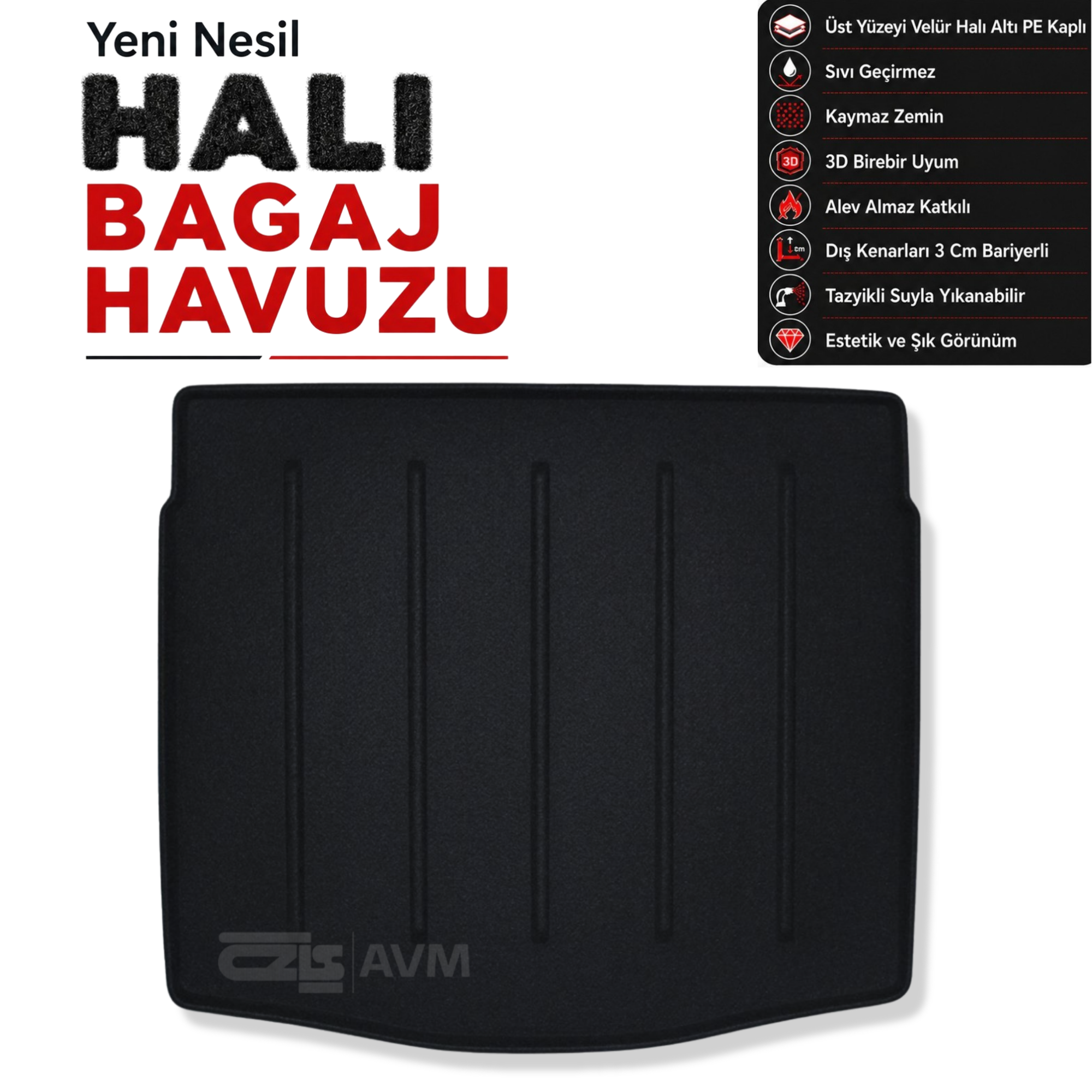 KAMPANYALI - Toyota Corolla Cross Halı Bagaj Havuzu (2022 Sonrası)