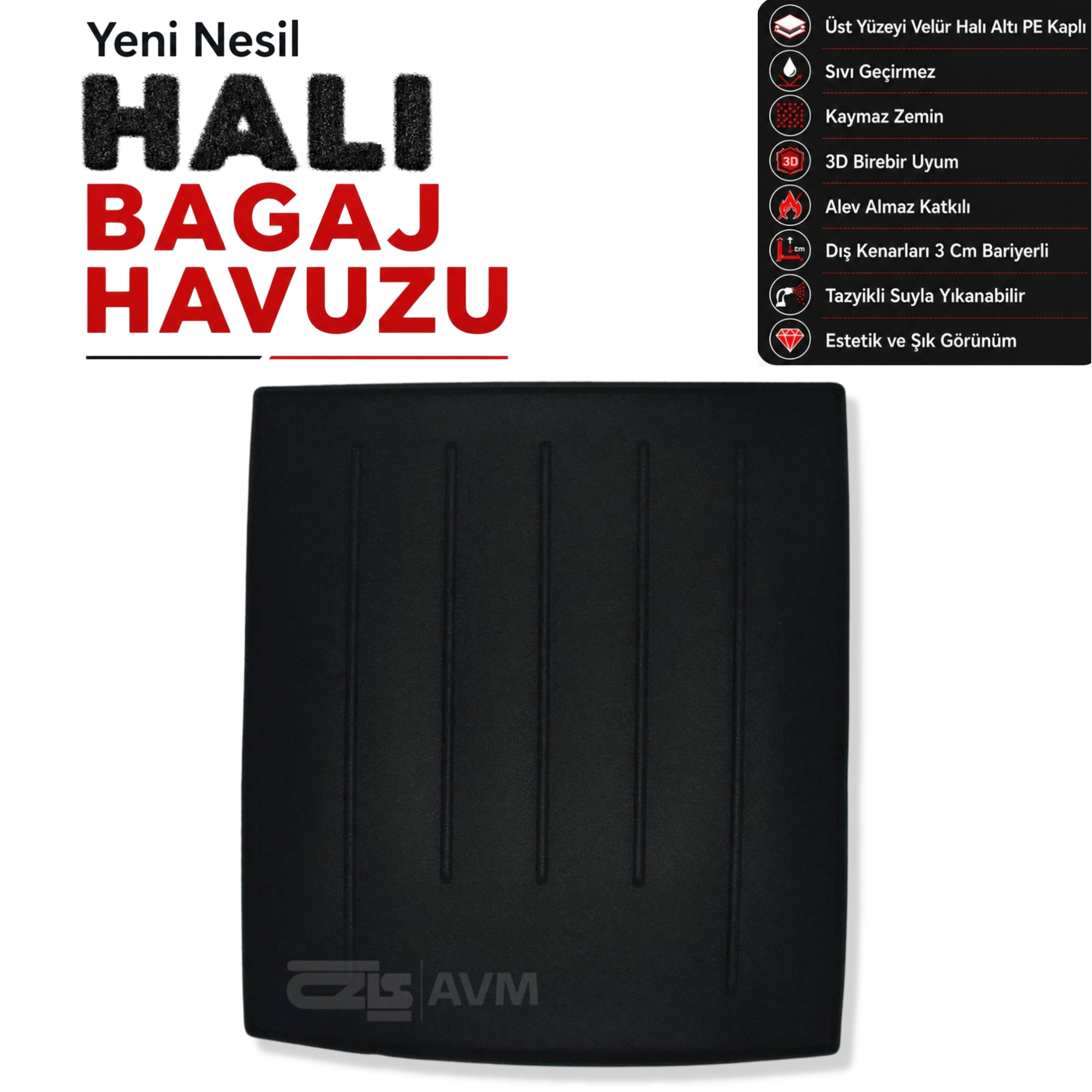 KAMPANYALI - Volkswagen Passat Variant Halı Bagaj Havuzu (B8 - 2014 - 2023 Arası)