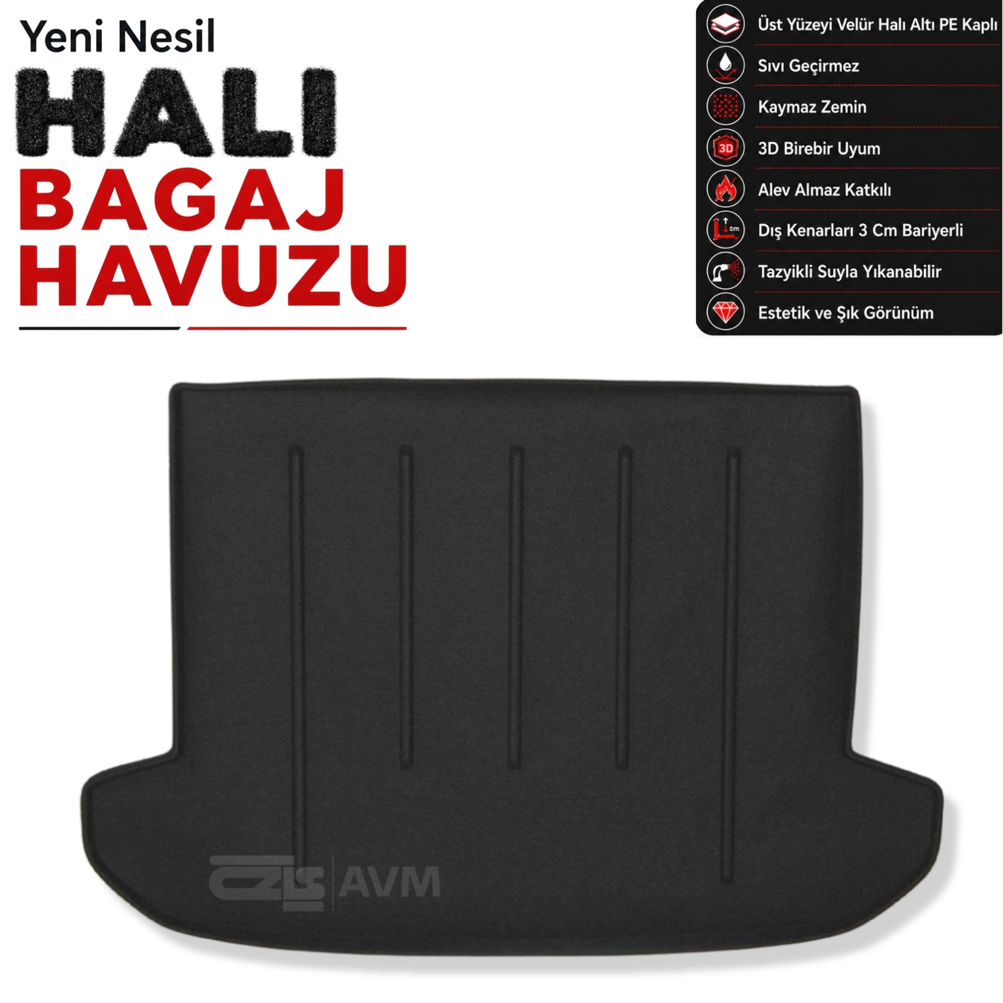 Kia Sportage Halı Bagaj Havuzu (2016 - 2022 Arası)