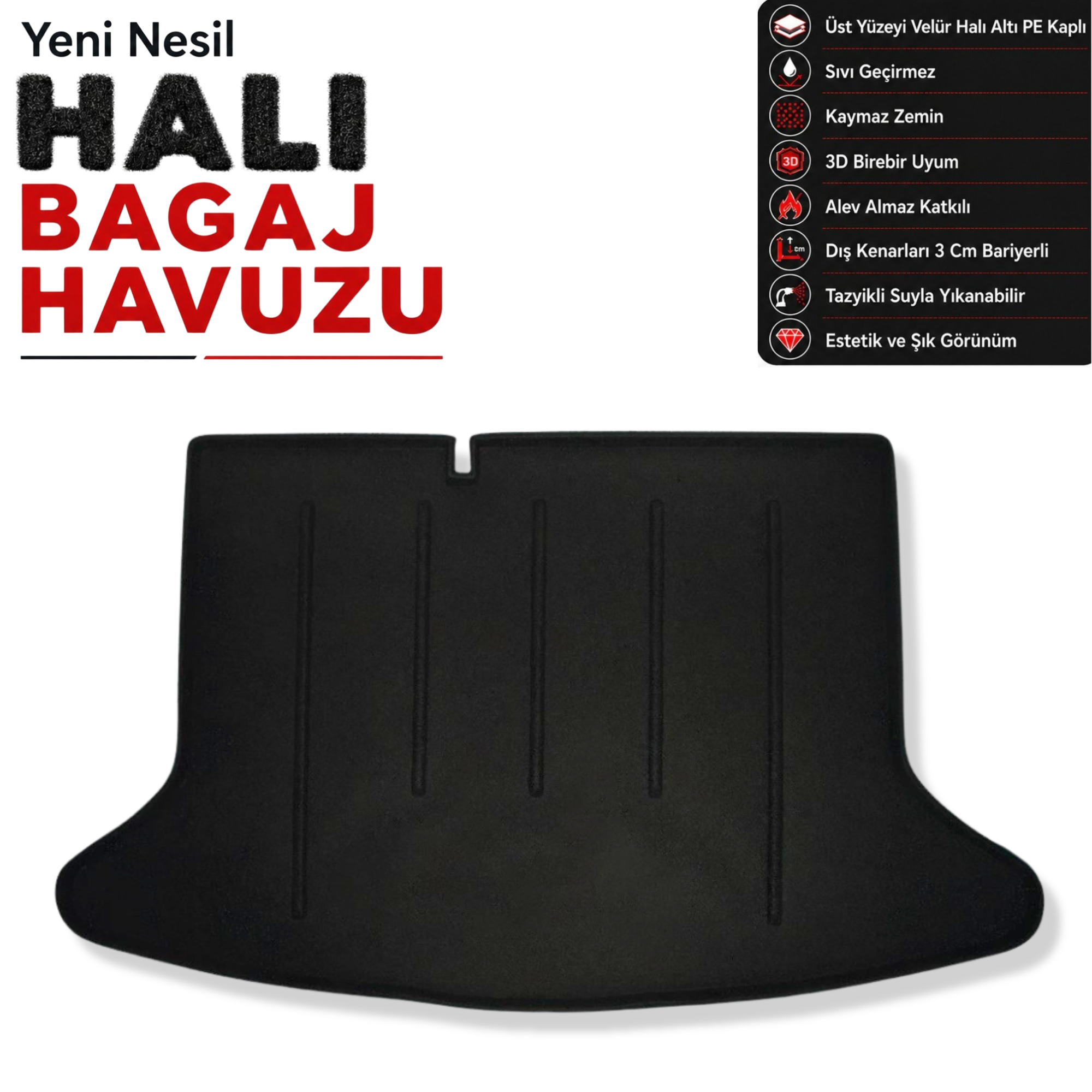 Kia Niro Halı Bagaj Havuzu (2017 - 2022 Arası)