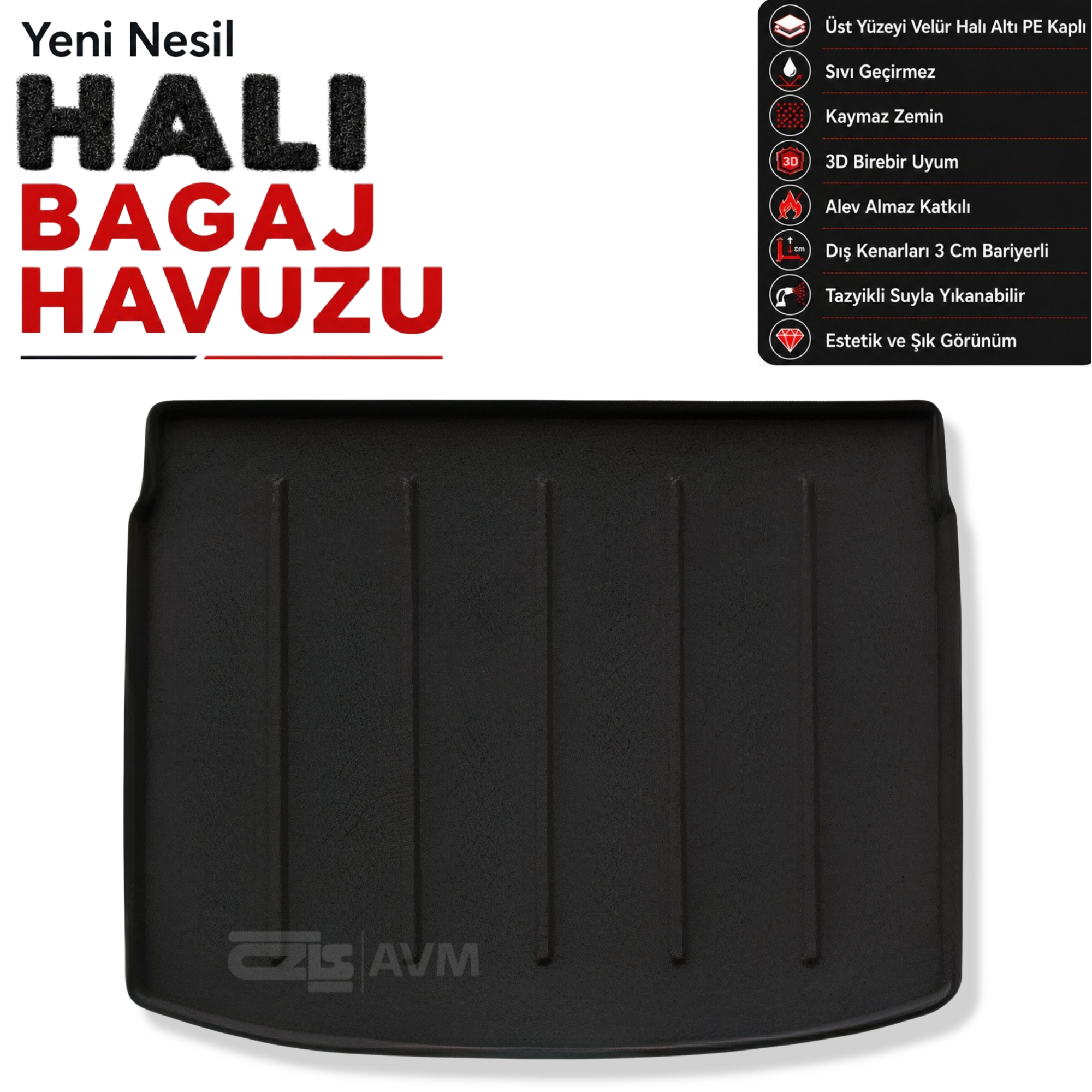 Kia Rio Hatchback Halı Bagaj Havuzu (2020 Sonrası)
