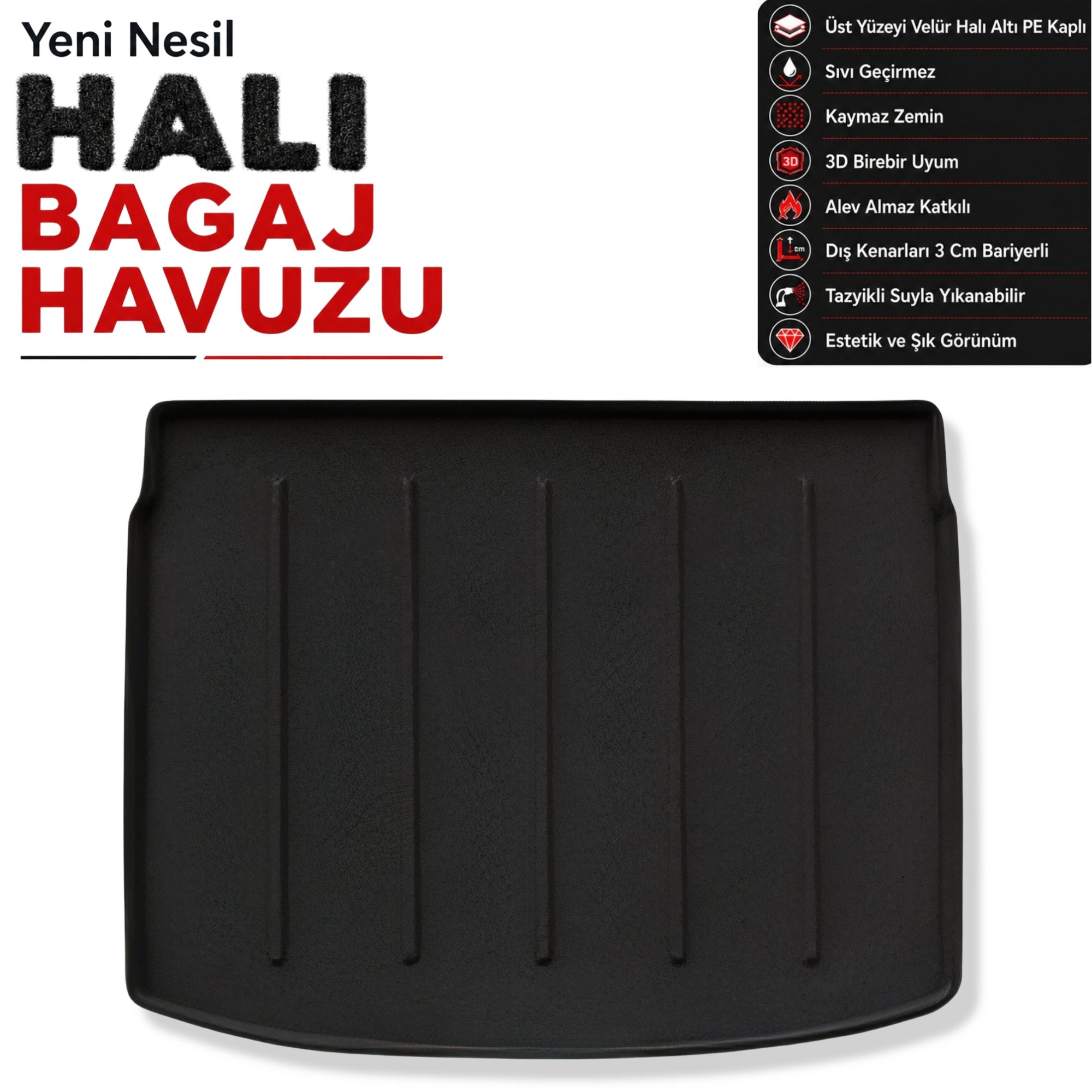 Kia Rio Hatchback Halı Bagaj Havuzu (2020 Sonrası)