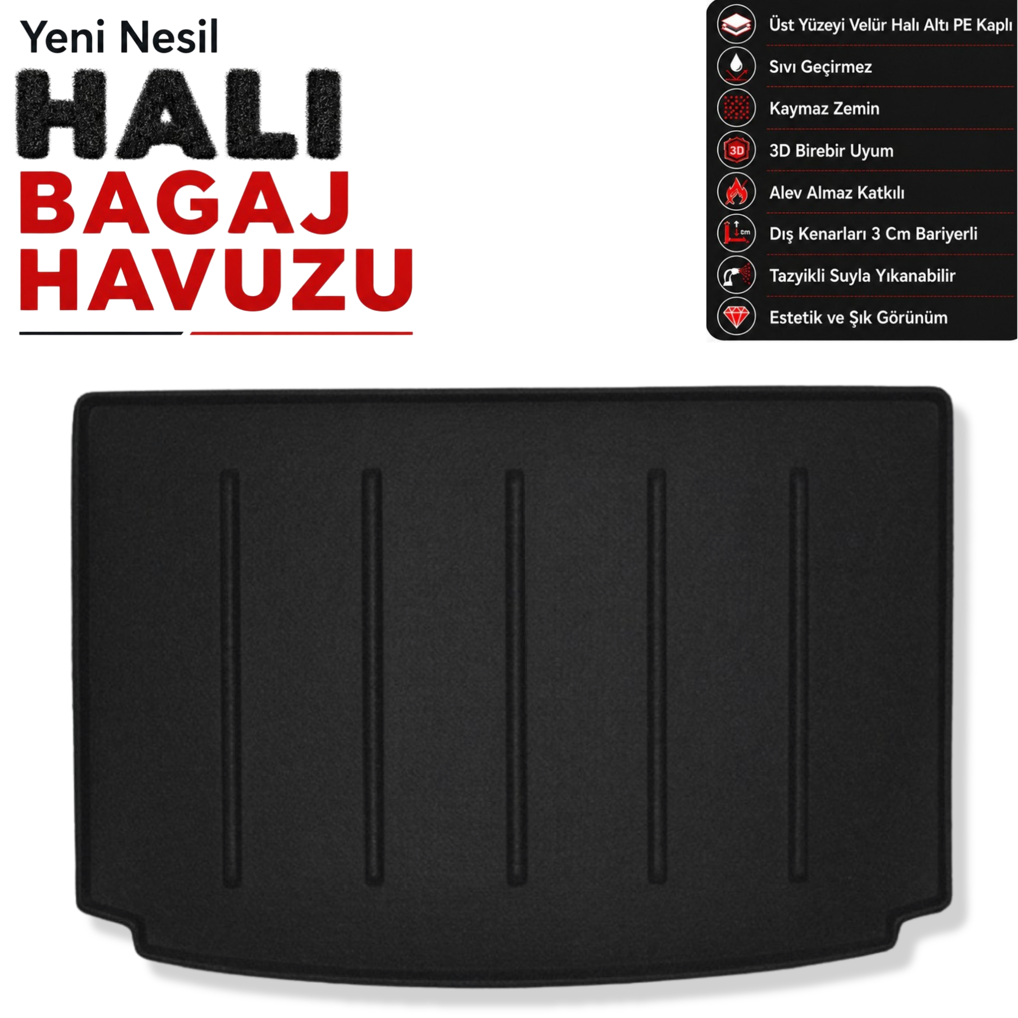 Kia Niro Benzinli Halı Bagaj Havuzu (2022 Sonrası)