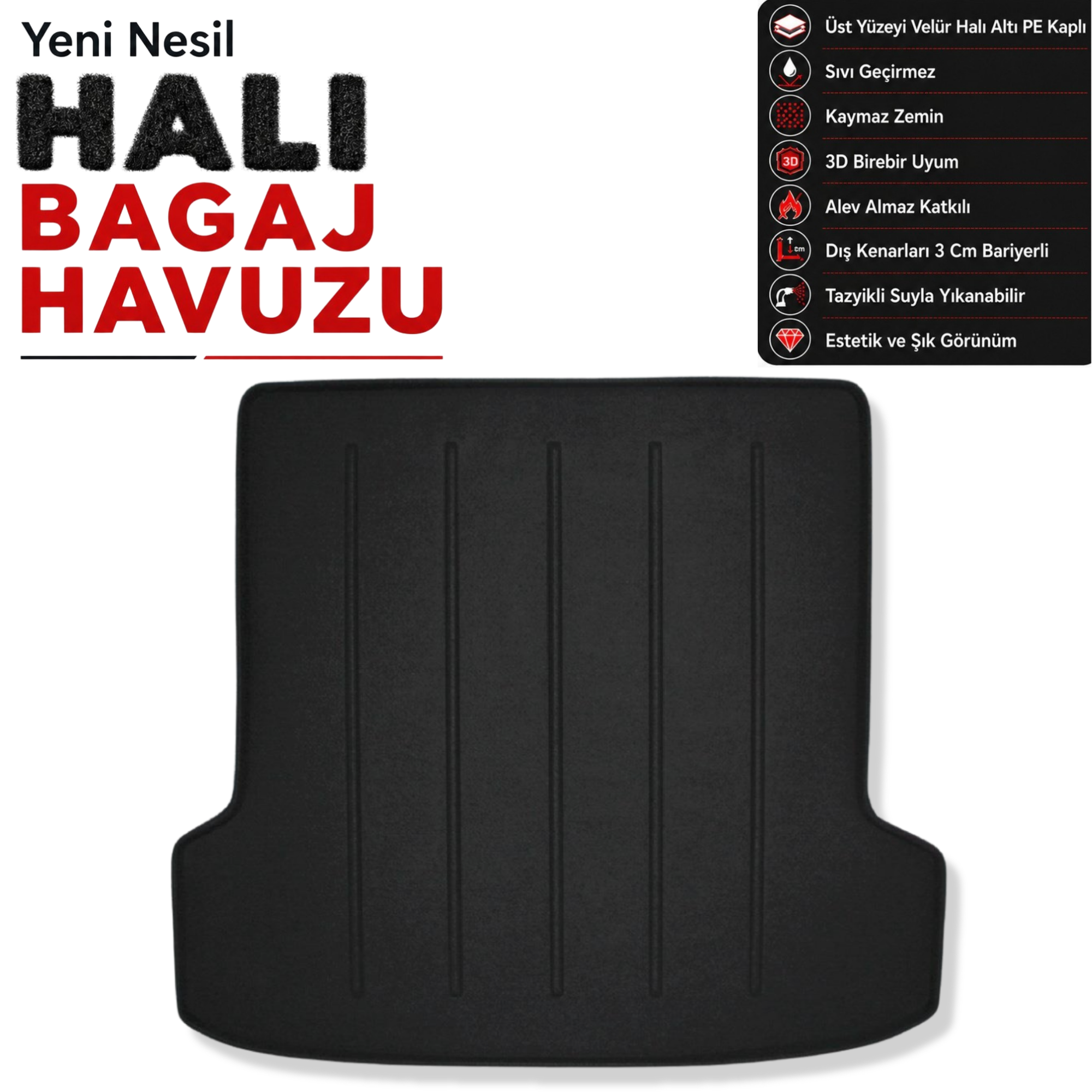 Kia EV9 Halı Bagaj Havuzu (2023 Sonrası)