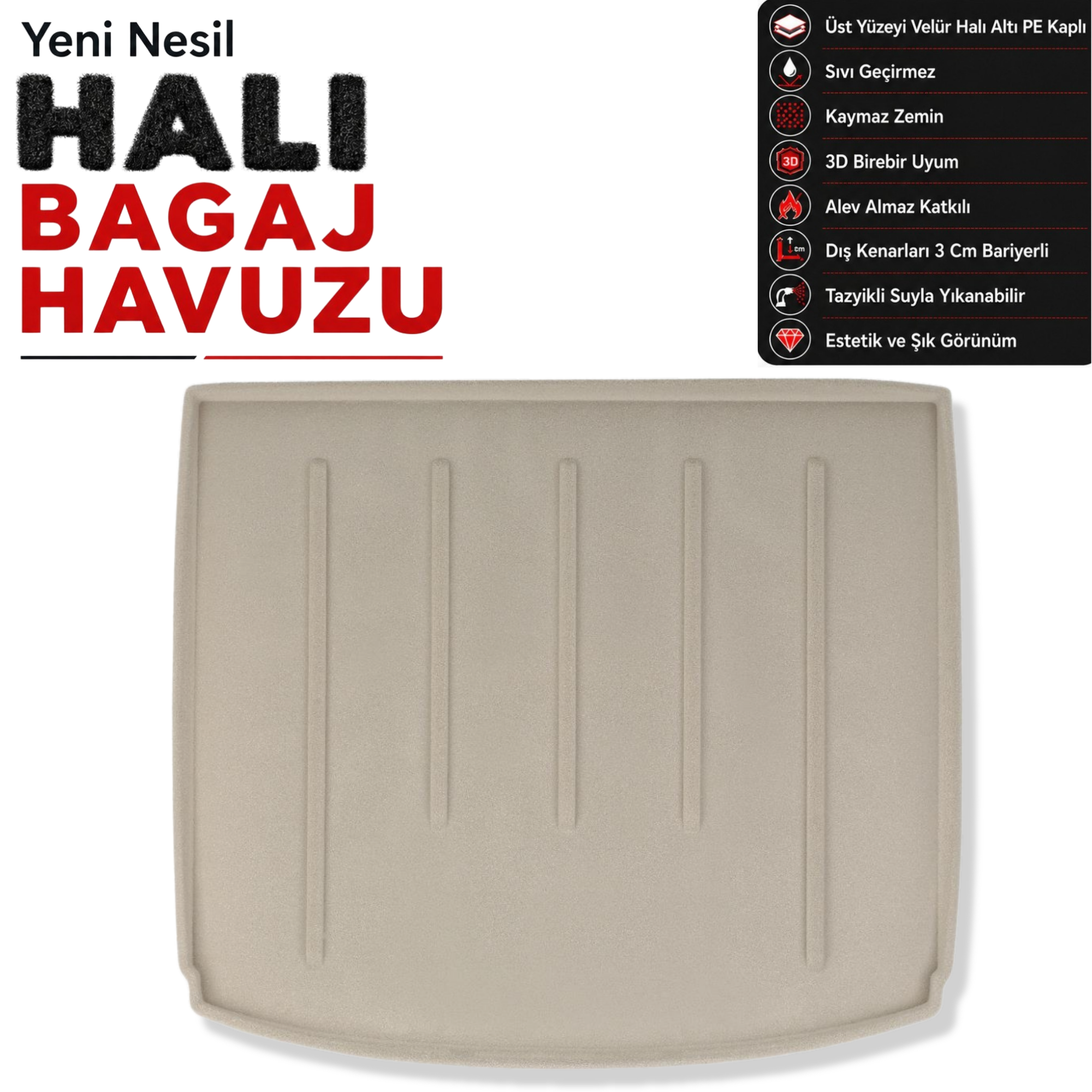Land Rover Freelander 2 Halı Bagaj Havuzu (2007 - 2013 Arası)
