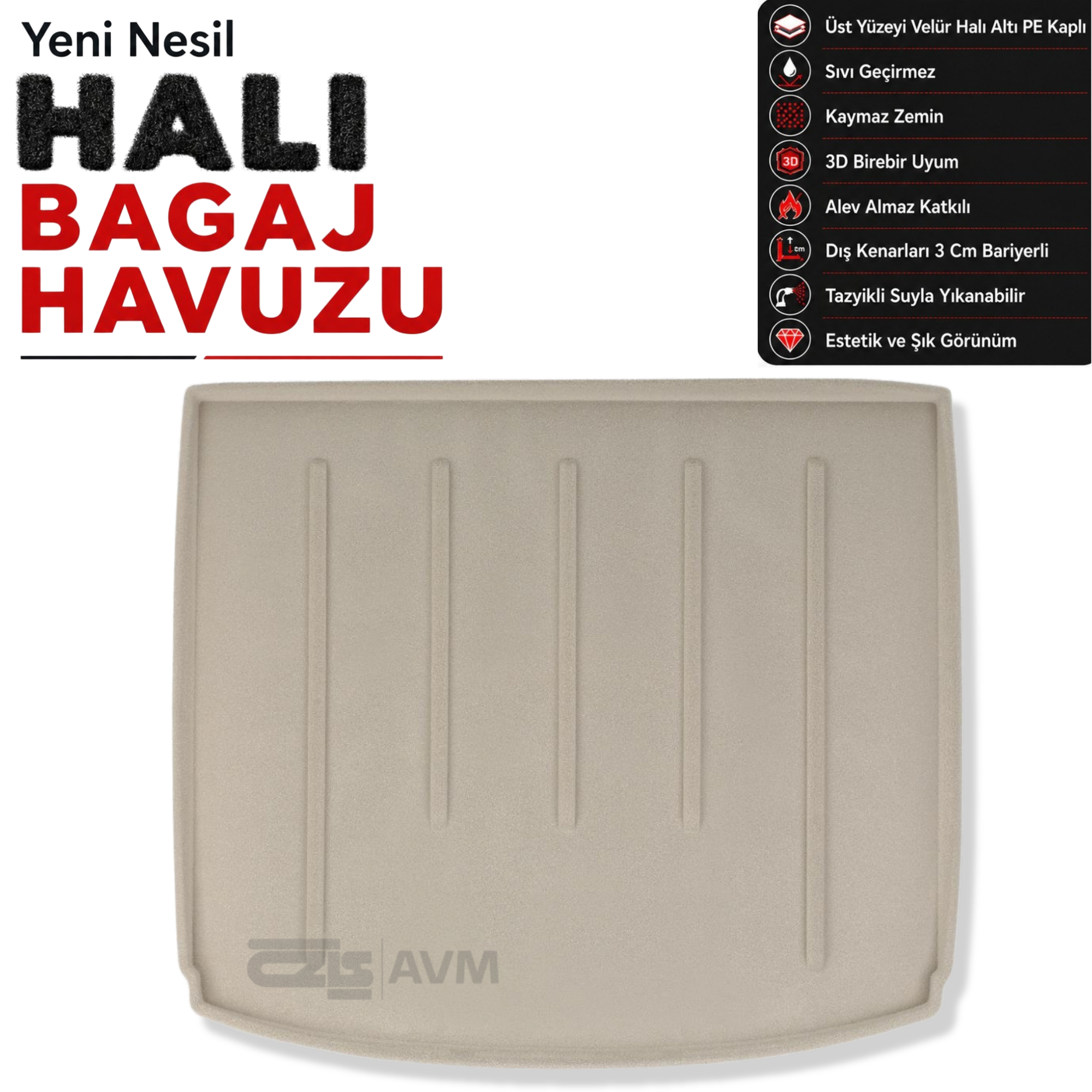 Land Rover Freelander 2 Halı Bagaj Havuzu (2007 - 2013 Arası)