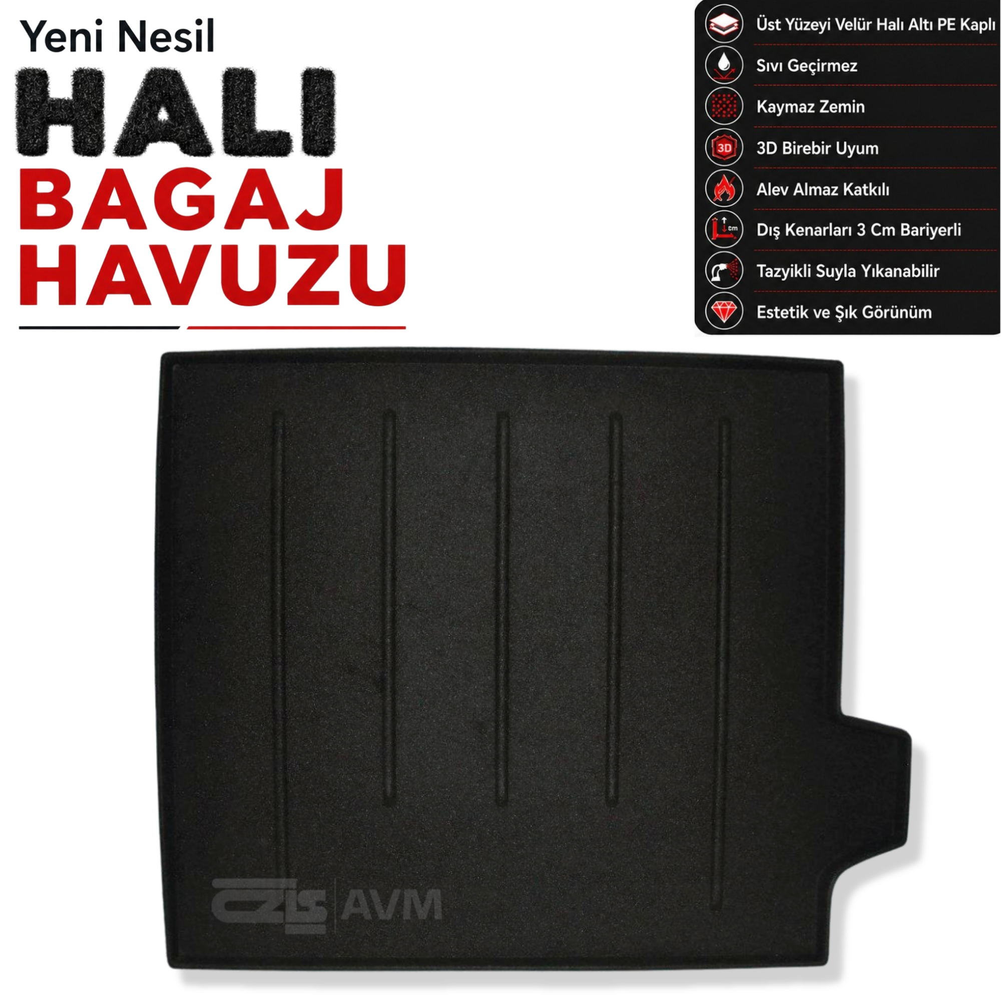 Land Rover Range Rover Sport Halı Bagaj Havuzu (2013 - 2018 Arası)