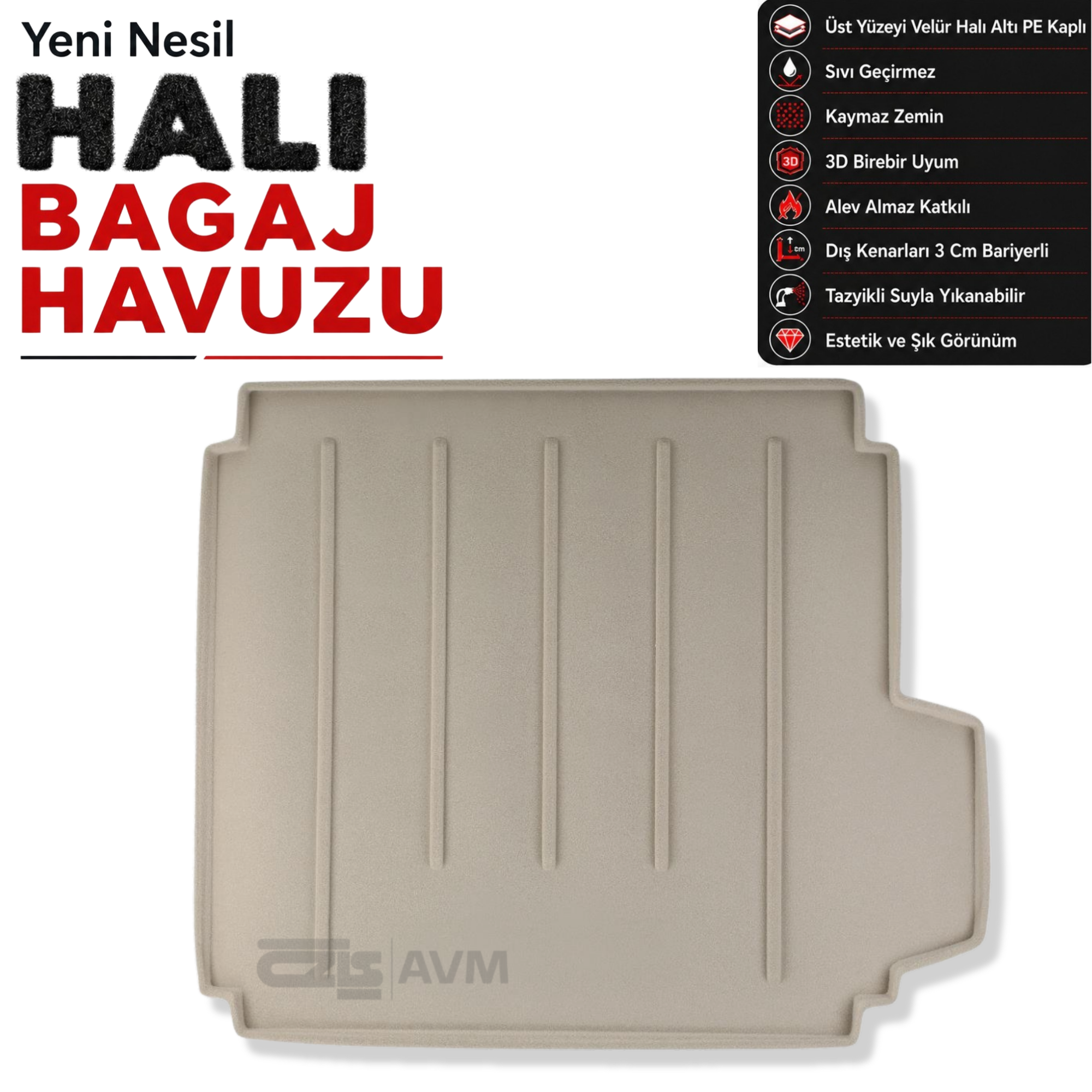 Land Rover Range Rover Halı Bagaj Havuzu (2013 ve Sonrası)