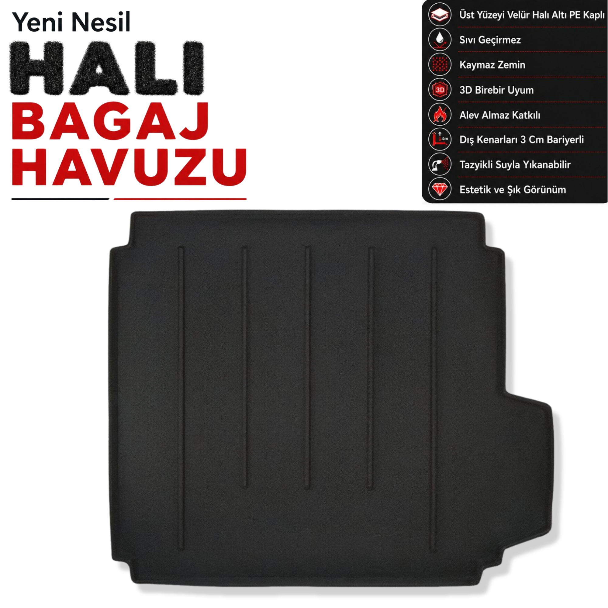 Land Rover Range Rover Halı Bagaj Havuzu (2013 ve Sonrası)