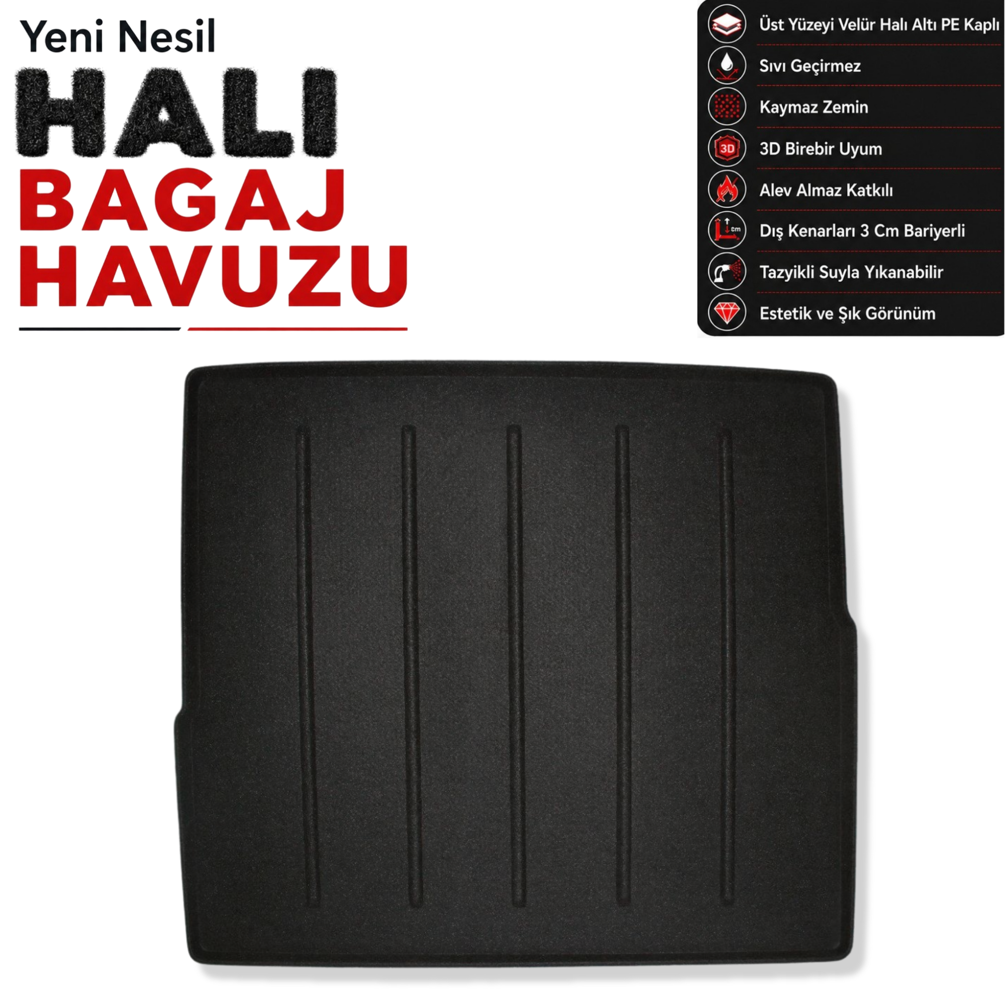 Land Rover Range Rover Sport Halı Bagaj Havuzu (2018 Sonrası)