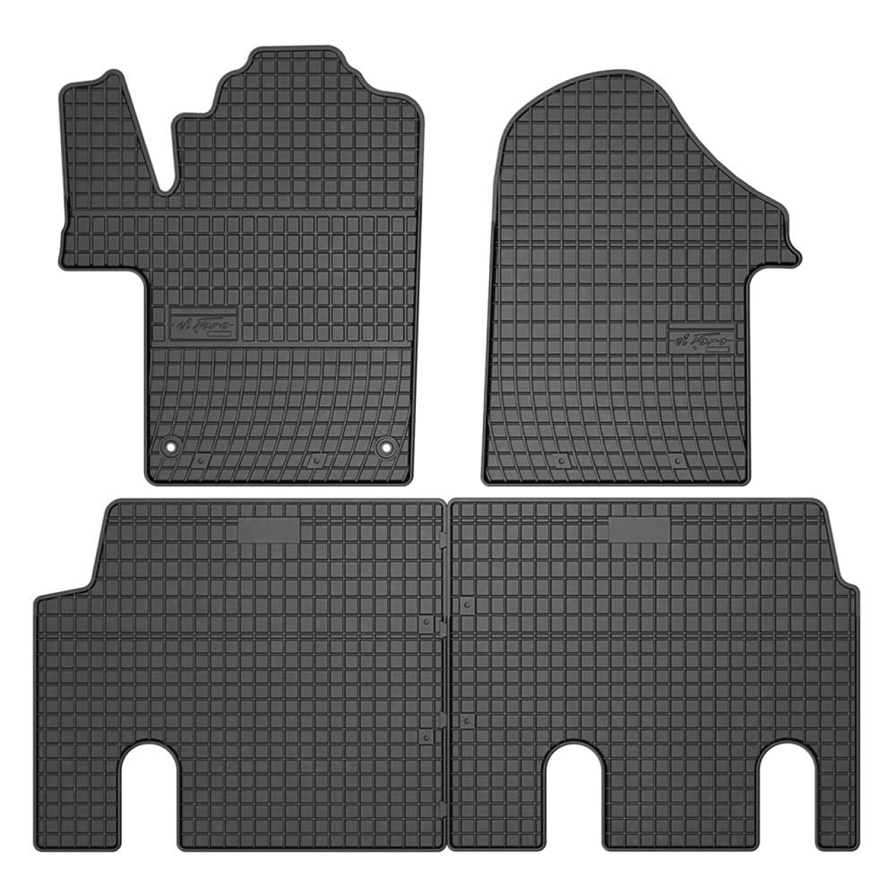 Mercedes-Benz Vito III Van, Ön ve Arka kabin 2014+ Sonrası Uyumulu Kauçuk Paspas