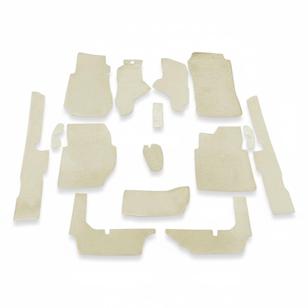 MERCEDES W123 TABAN HALISI KREM