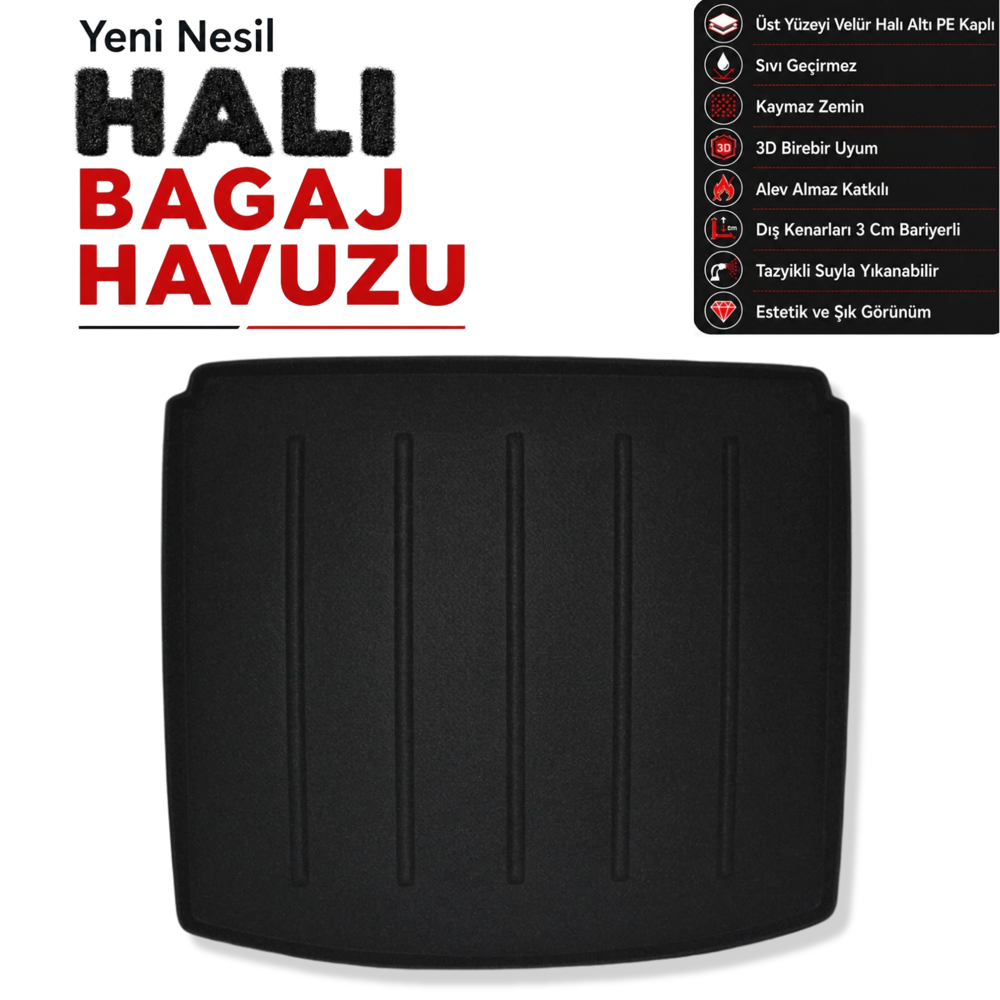 MG ZS EV Halı Bagaj Havuzu (2018 - 2024 Arası)