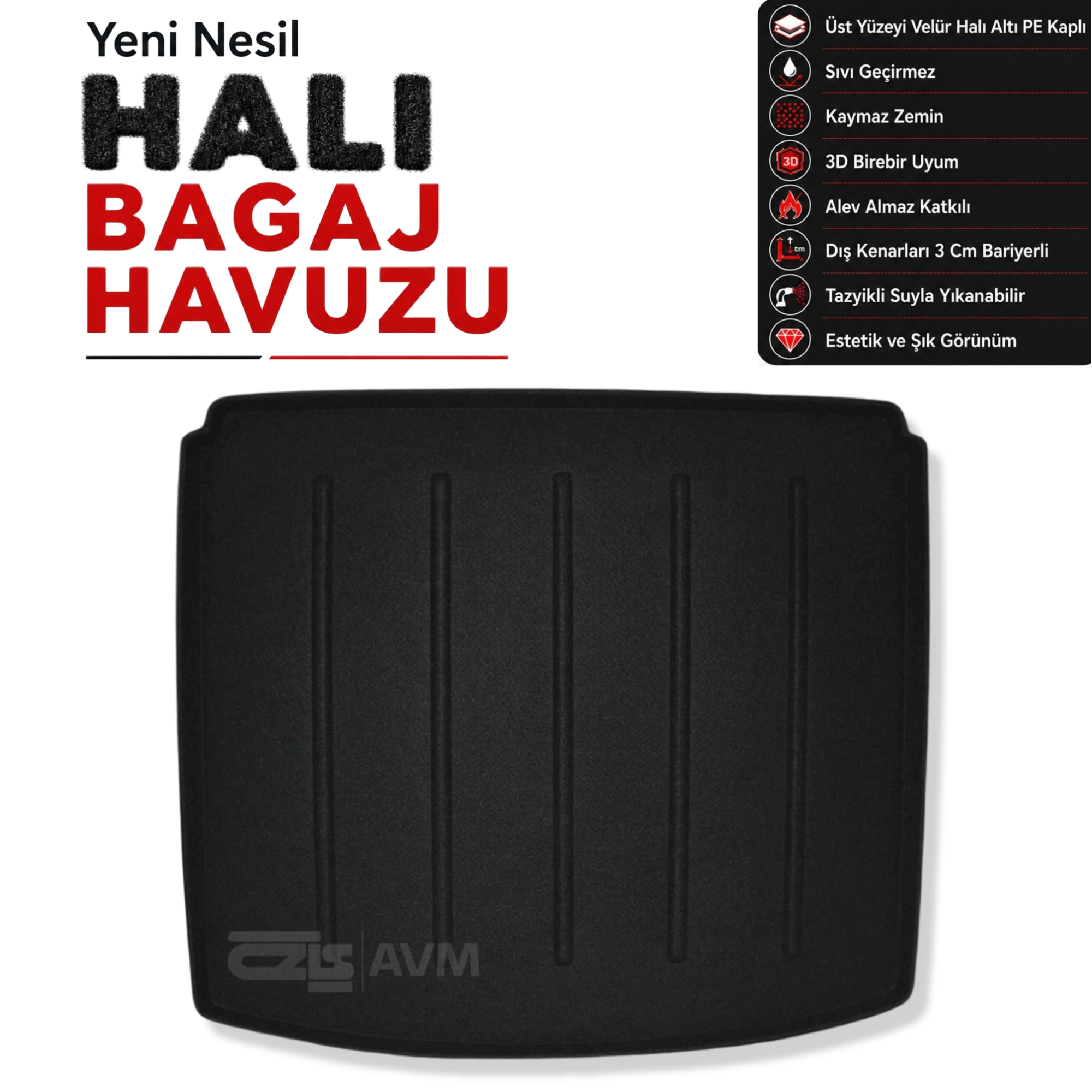 MG ZS EV Halı Bagaj Havuzu (2018 - 2024 Arası)