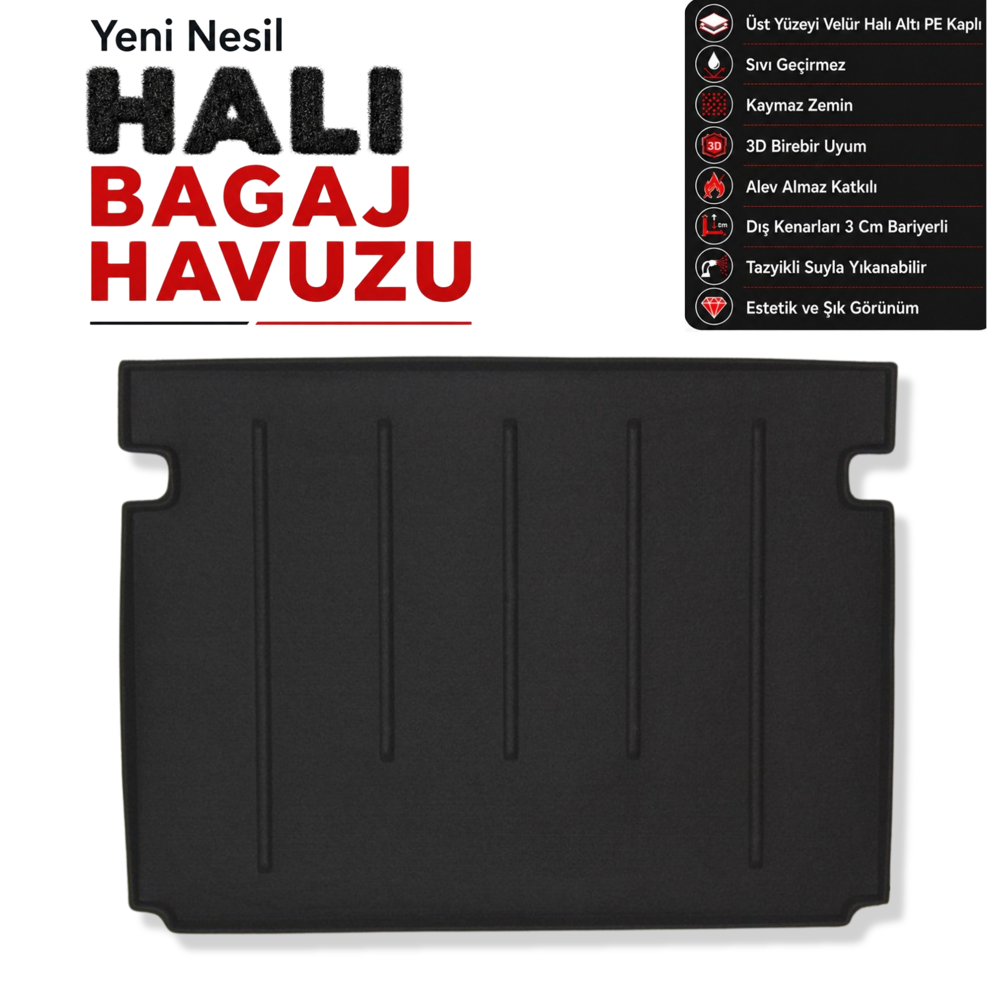 Mercedes Citan Halı Bagaj Havuzu (2013 - 2021 Arası) (W415)