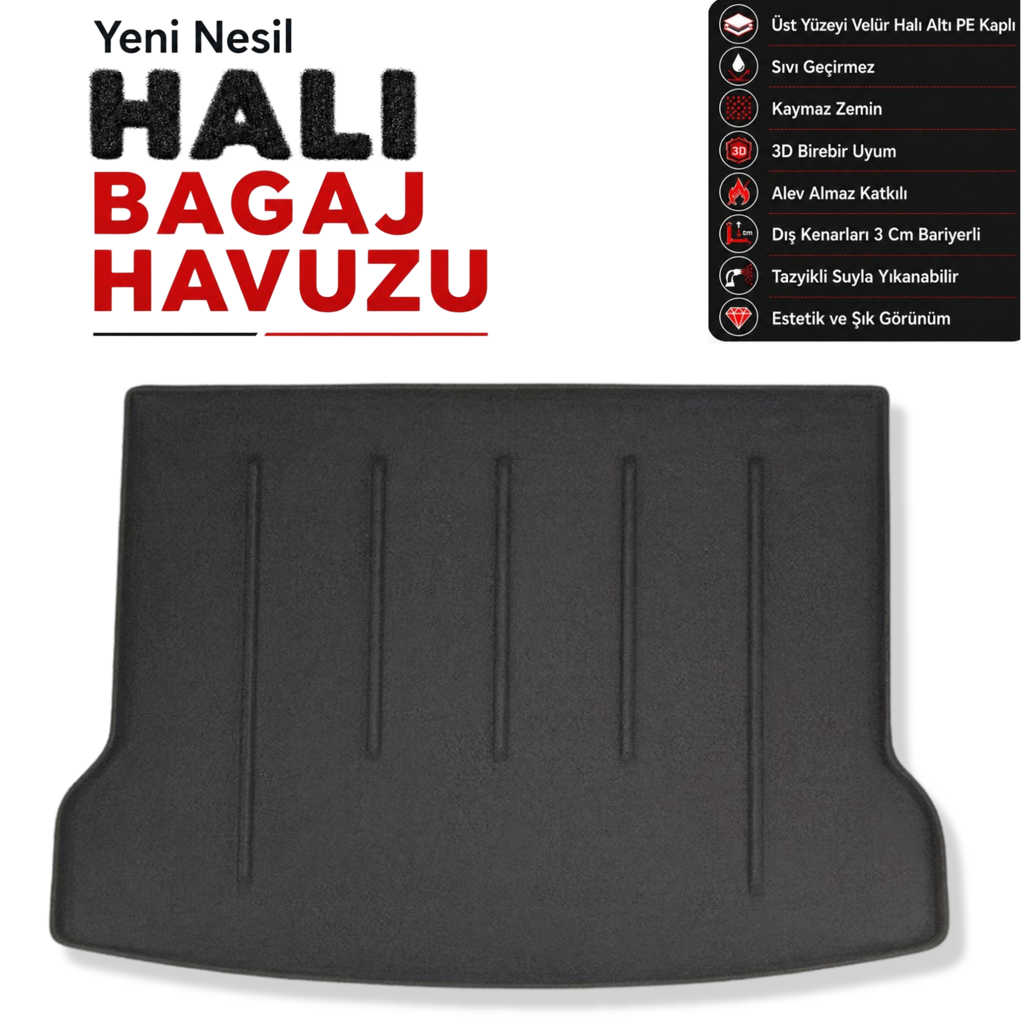 Mercedes GLA Halı Bagaj Havuzu (2014 - 2021 Arası) (X156)