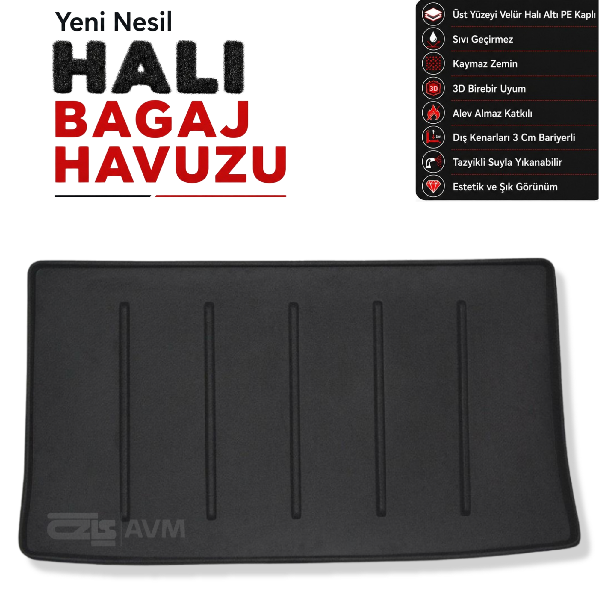Mercedes Vito 114 Halı Bagaj Havuzu (2017 Sonrası)