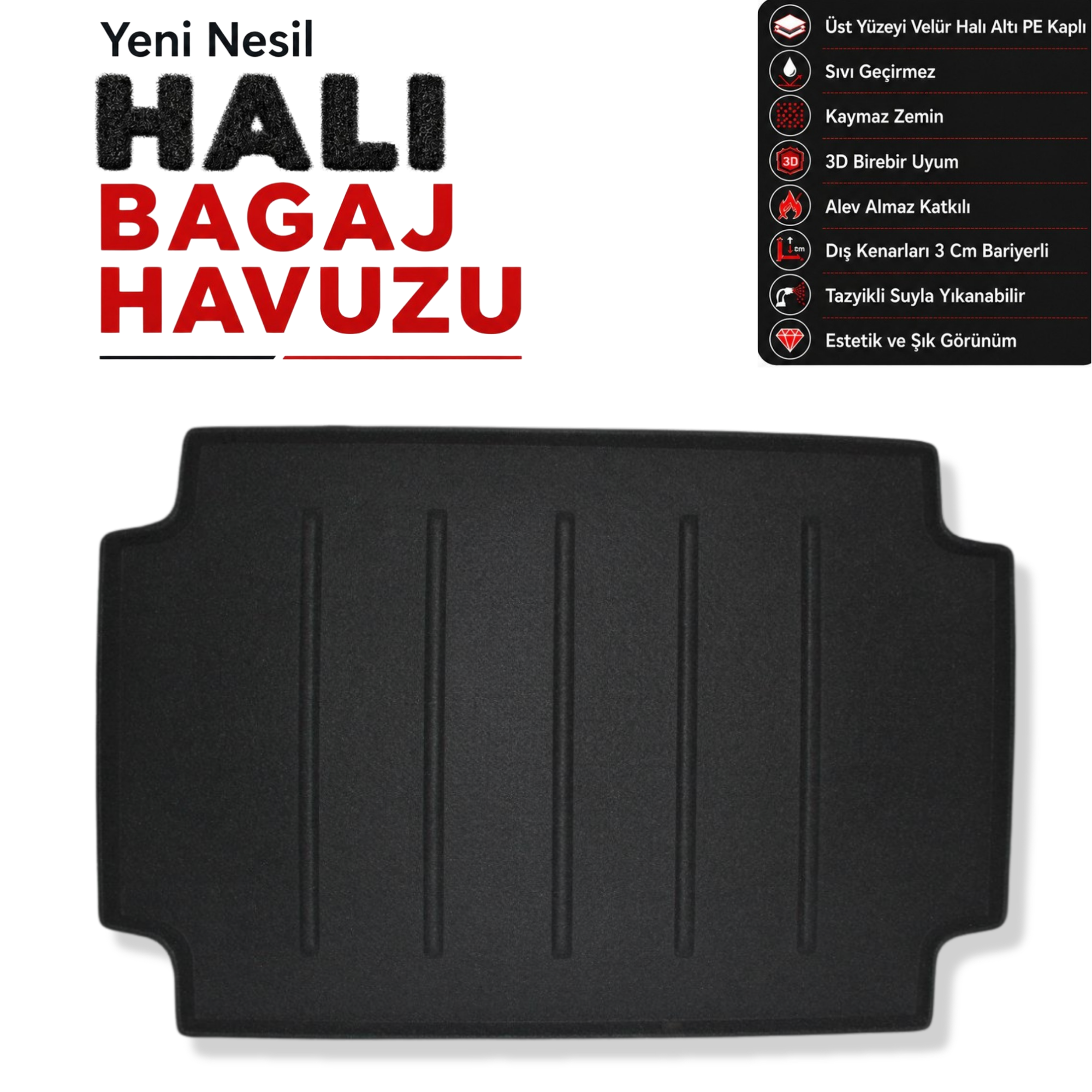 Mercedes G serisi Halı Bagaj Havuzu (2018 ve Sonrası) (W463)