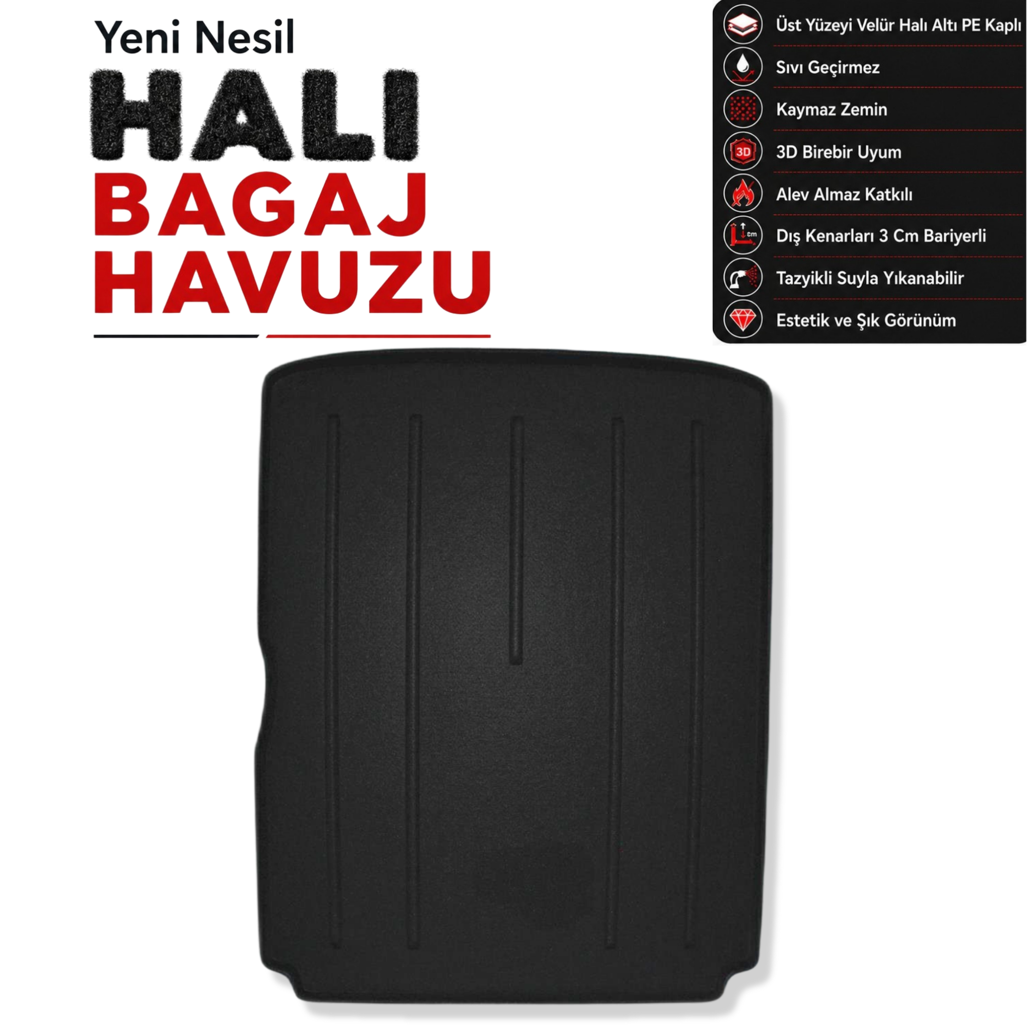 Mercedes S Serisi W223 Halı Bagaj Havuzu (2020 Sonrası)