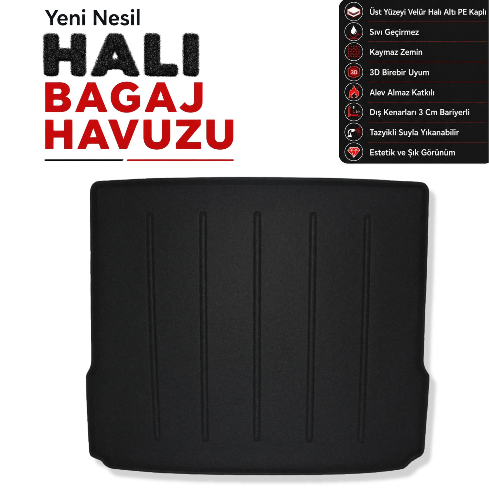 Mercedes EQB H247 Halı Bagaj Havuzu (2023 Sonrası)