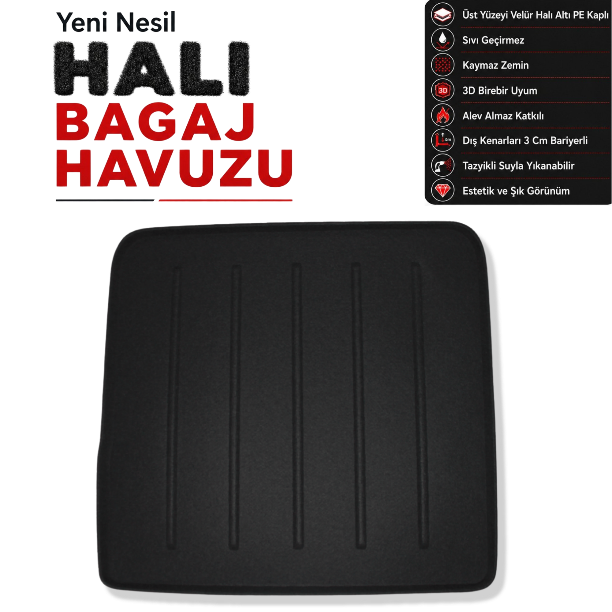 Mercedes EQE V296 Halı Bagaj Havuzu (2023 Sonrası)